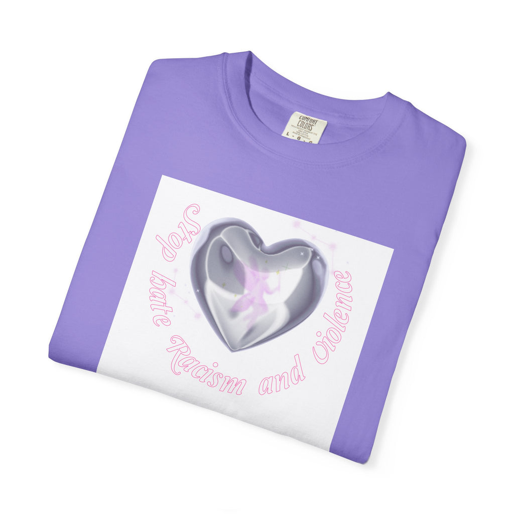 Heart Butterfly Tee — "Love, Hope, Passion and Patience" Graphic T-Shirt