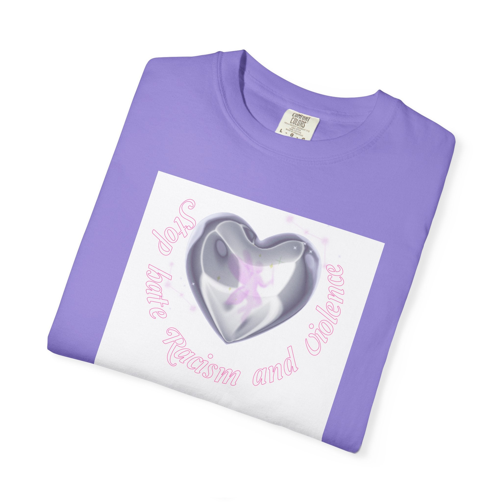 Heart Butterfly Tee — "Love, Hope, Passion and Patience" Graphic T-Shirt