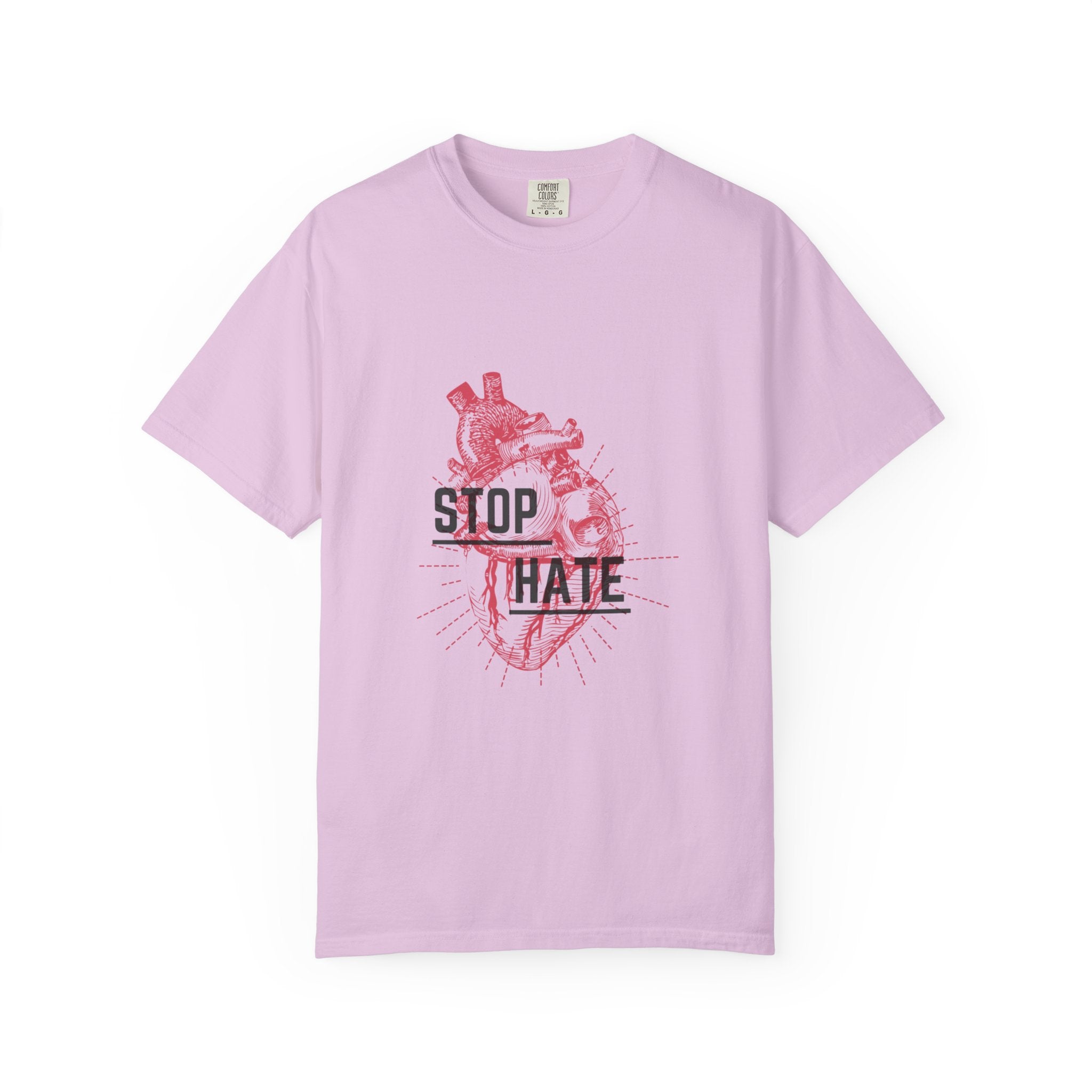 Stop Hate Heart T-Shirt — Anti-Hate Graphic Tee