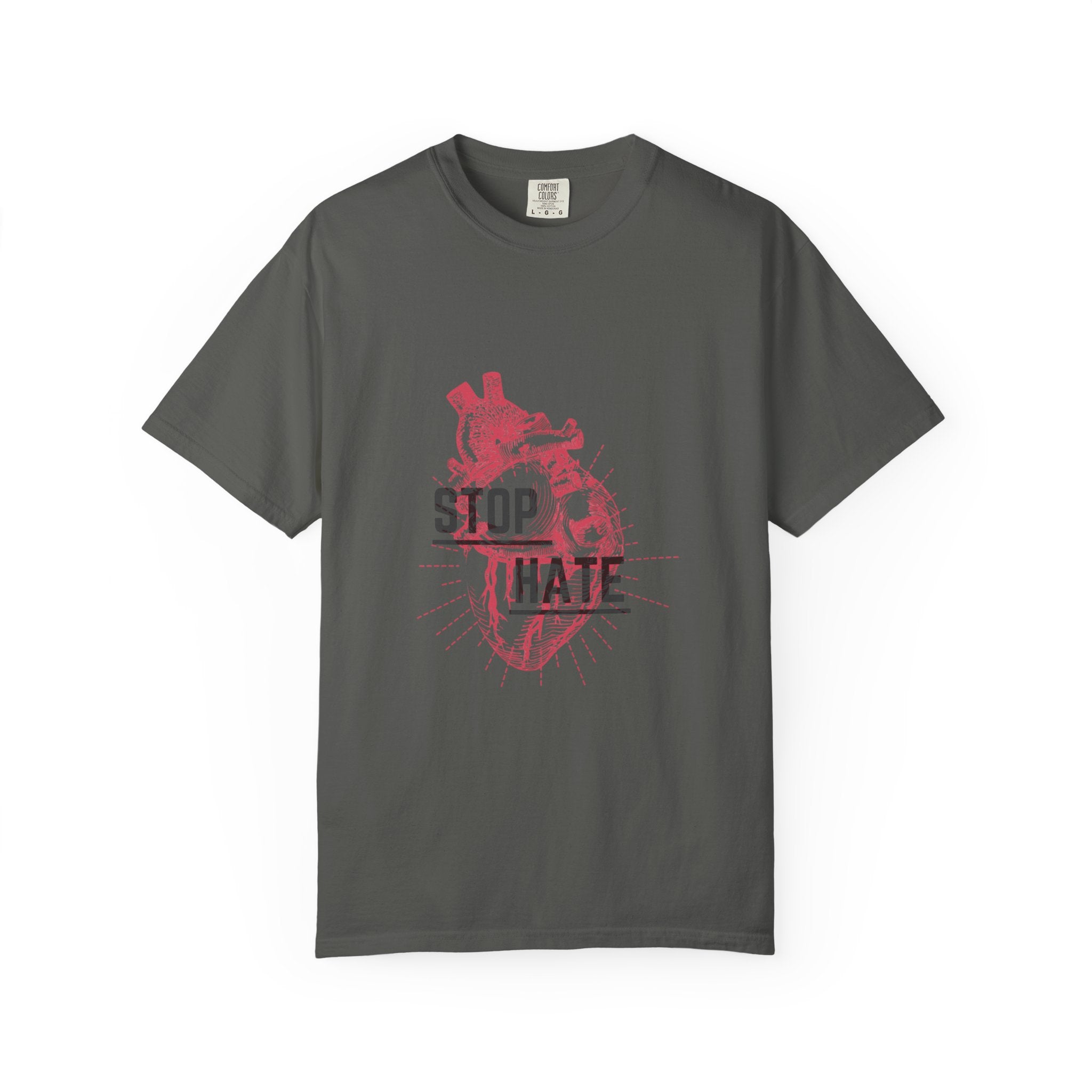 Stop Hate Heart T-Shirt — Anti-Hate Graphic Tee
