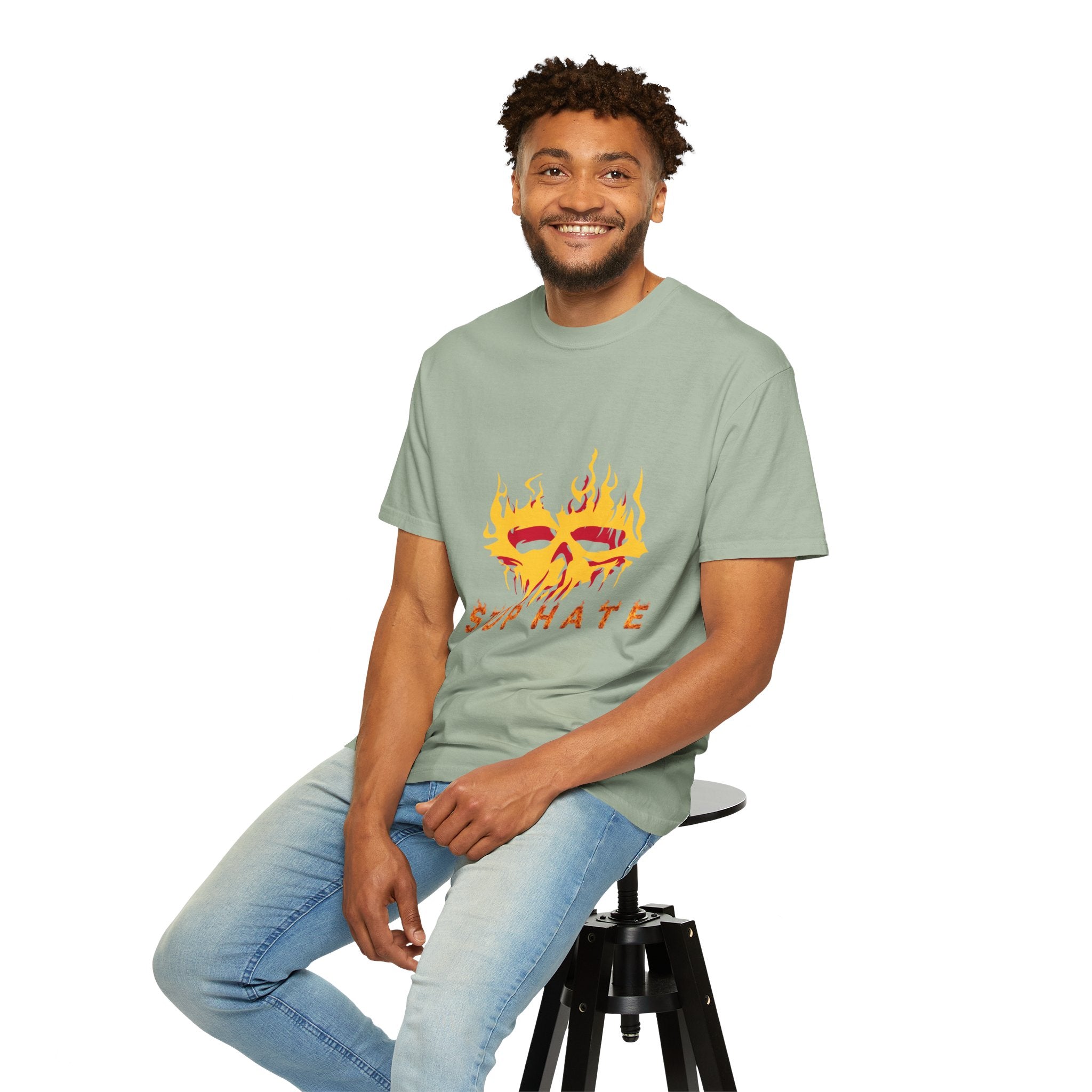 Stop Hate Flame Mask T-Shirt