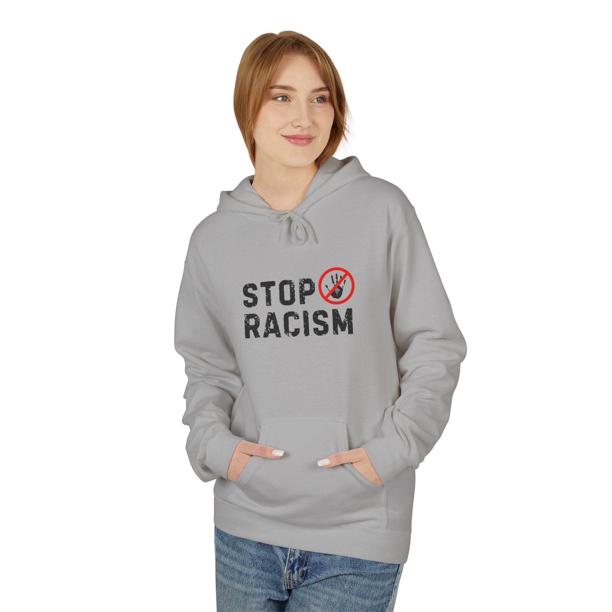 Stop Racism Hoodie — Anti-Racism Statement Pullover