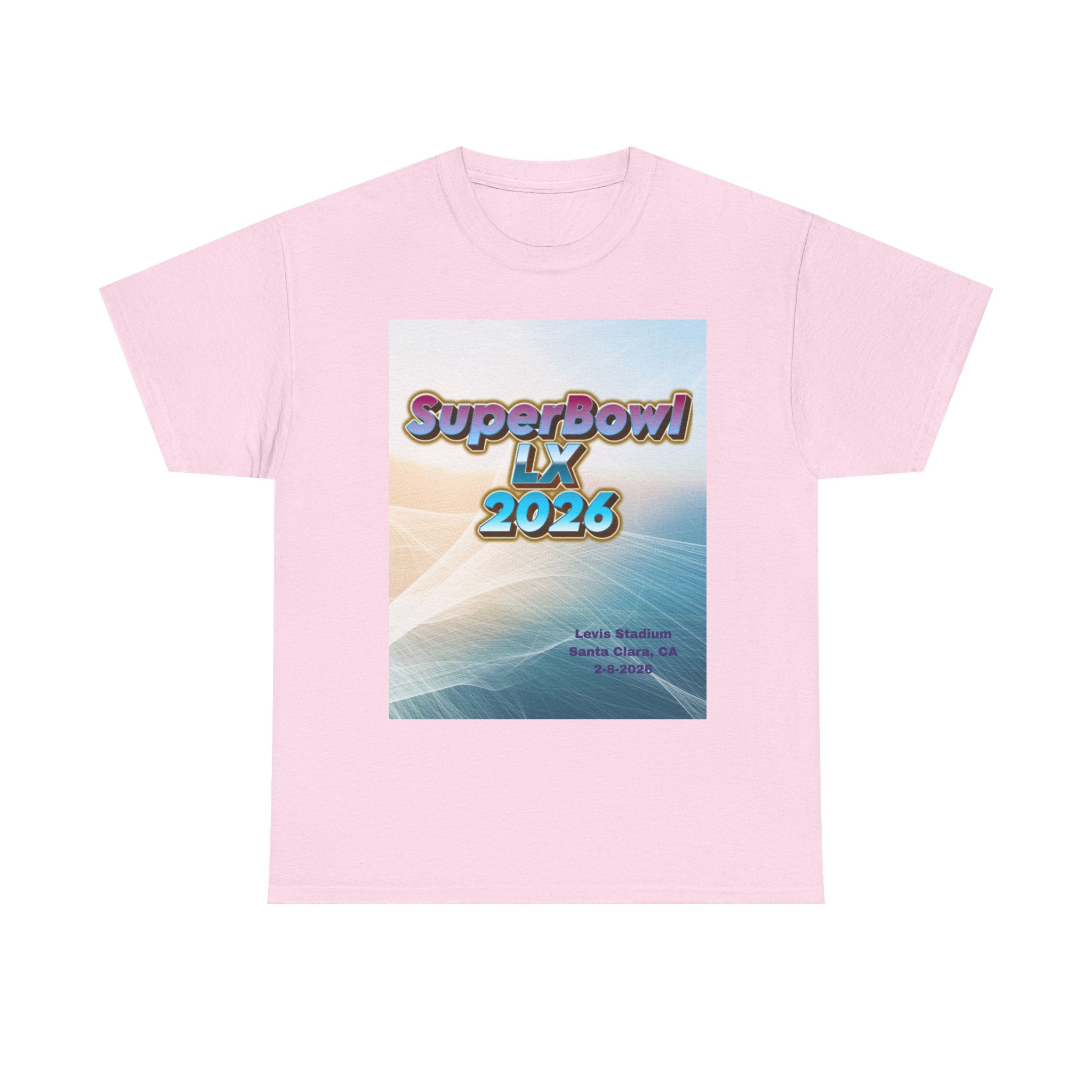 SuperBowl LX 2026 Tee — Retro Gradient Football Event T‑Shirt