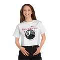 Stop Hate & Racism 8-Ball Cropped T-Shirt – Anti-Violence Statement Tee