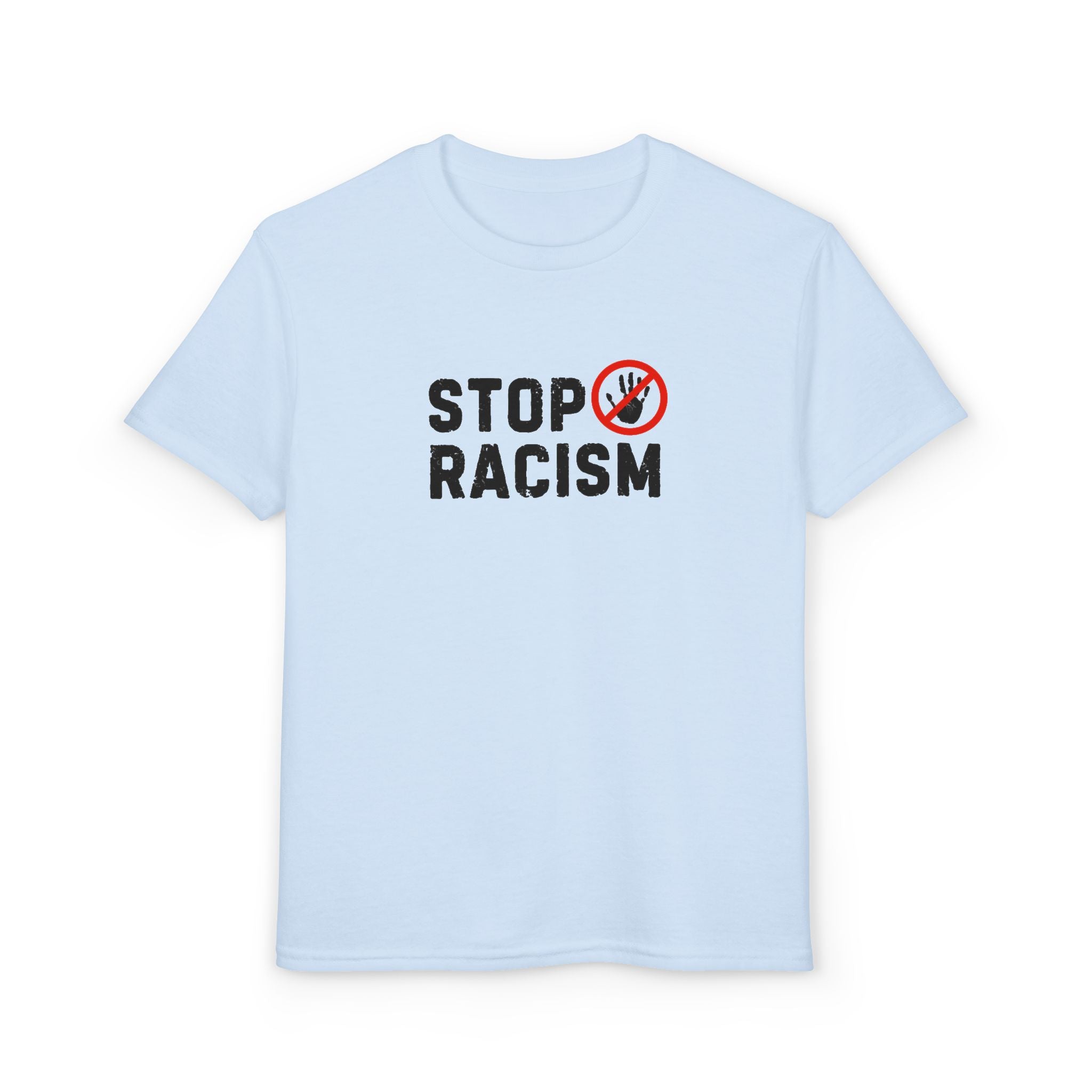 Youth T-Shirt — "Stop Racism" Anti-Racism Graphic Tee
