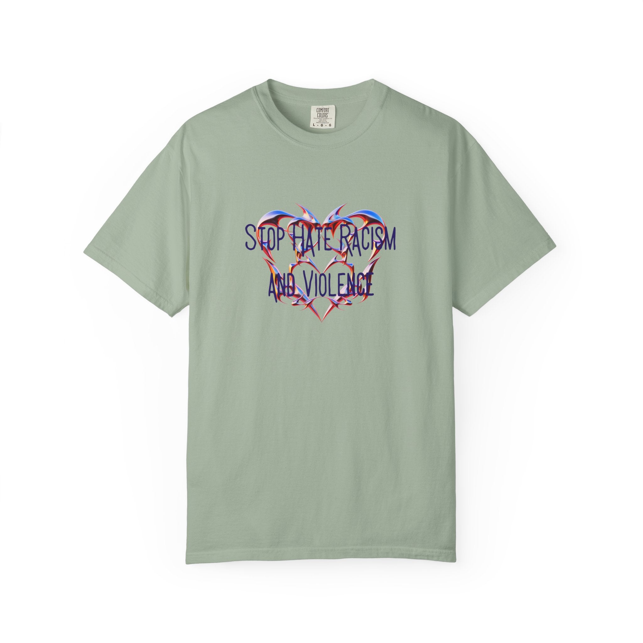 Stop the Racism and Violence Heart T-Shirt