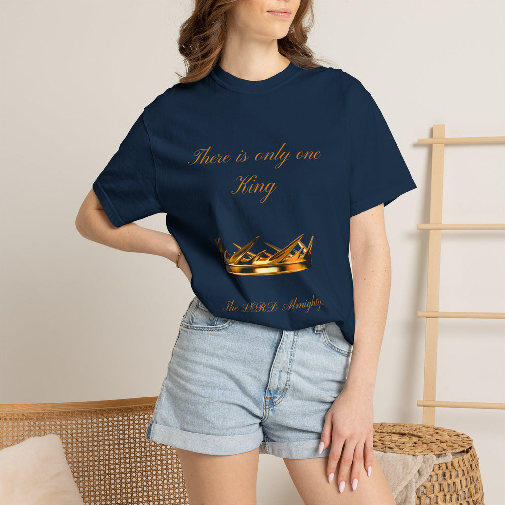 King Crown Graphic T-Shirt — "There is only one King" Casual Streetwear