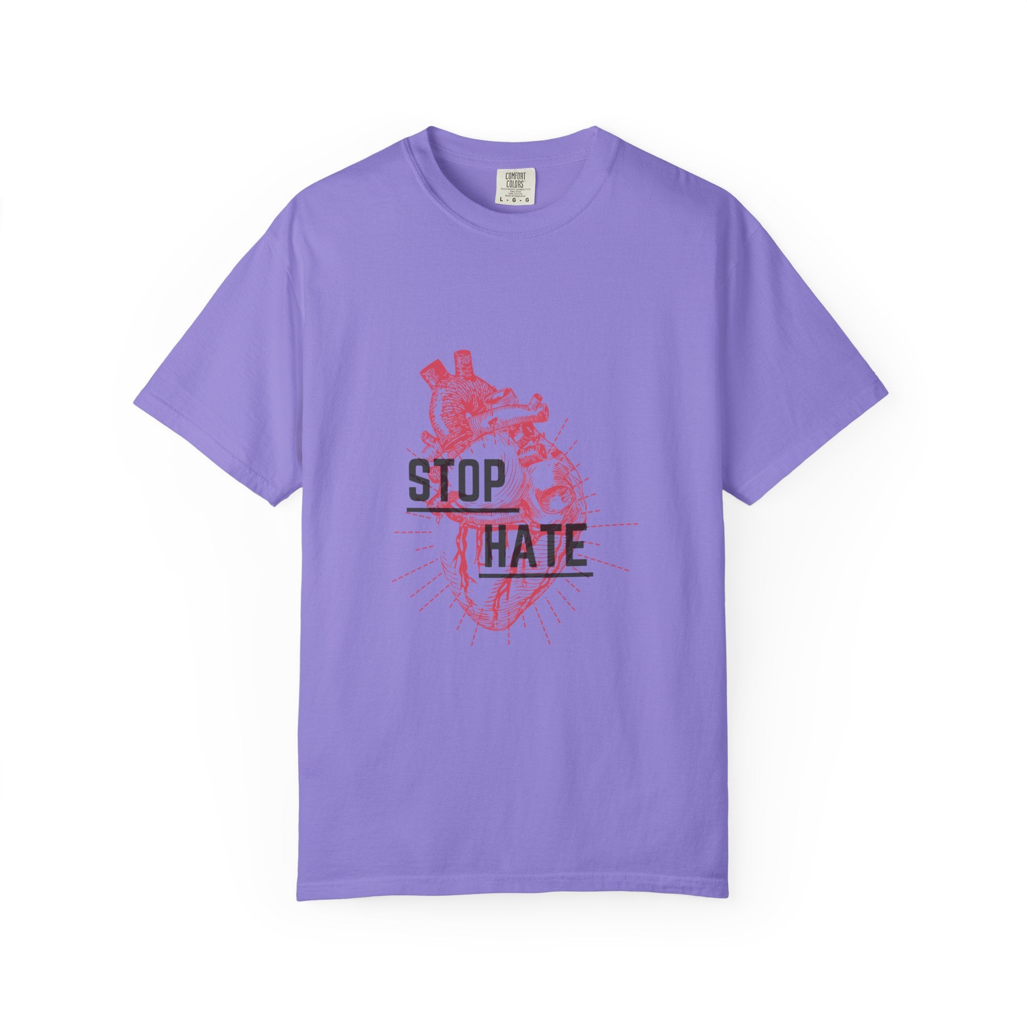 Stop Hate Heart T-Shirt — Anti-Hate Graphic Tee