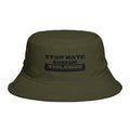 Bucket Hat - "Stop Hate Racism Violence" Anti-Racism Statement Hat