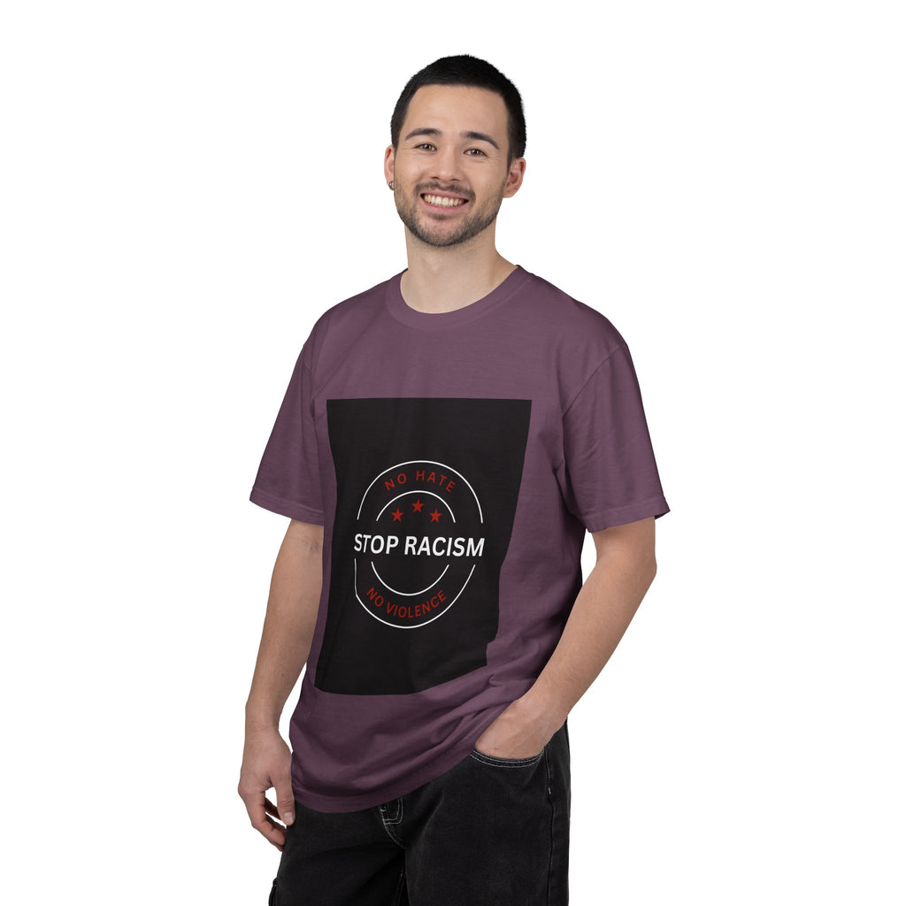 Stop Racism T-Shirt — 'No Hate No Violence' Social Justice Tee