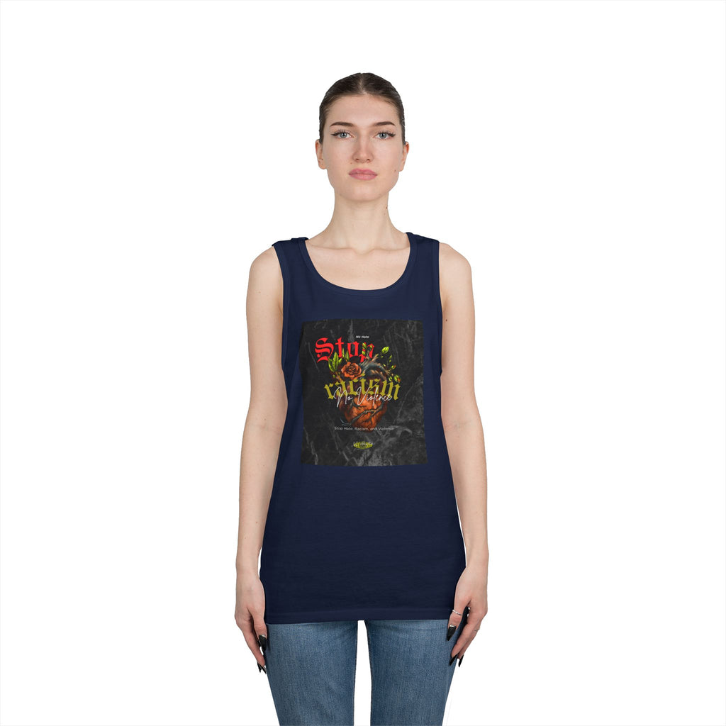 Skull & Crown Graphic Tank Top — Vintage Gothic Streetwear