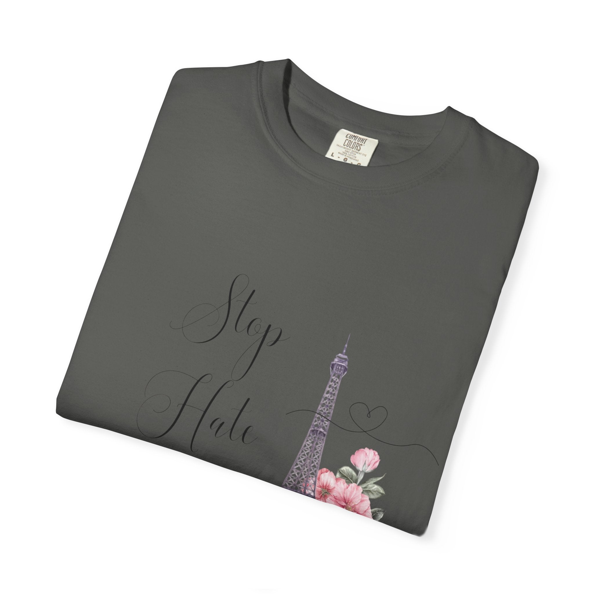 Paris Floral 'Stay Awhile' T-Shirt