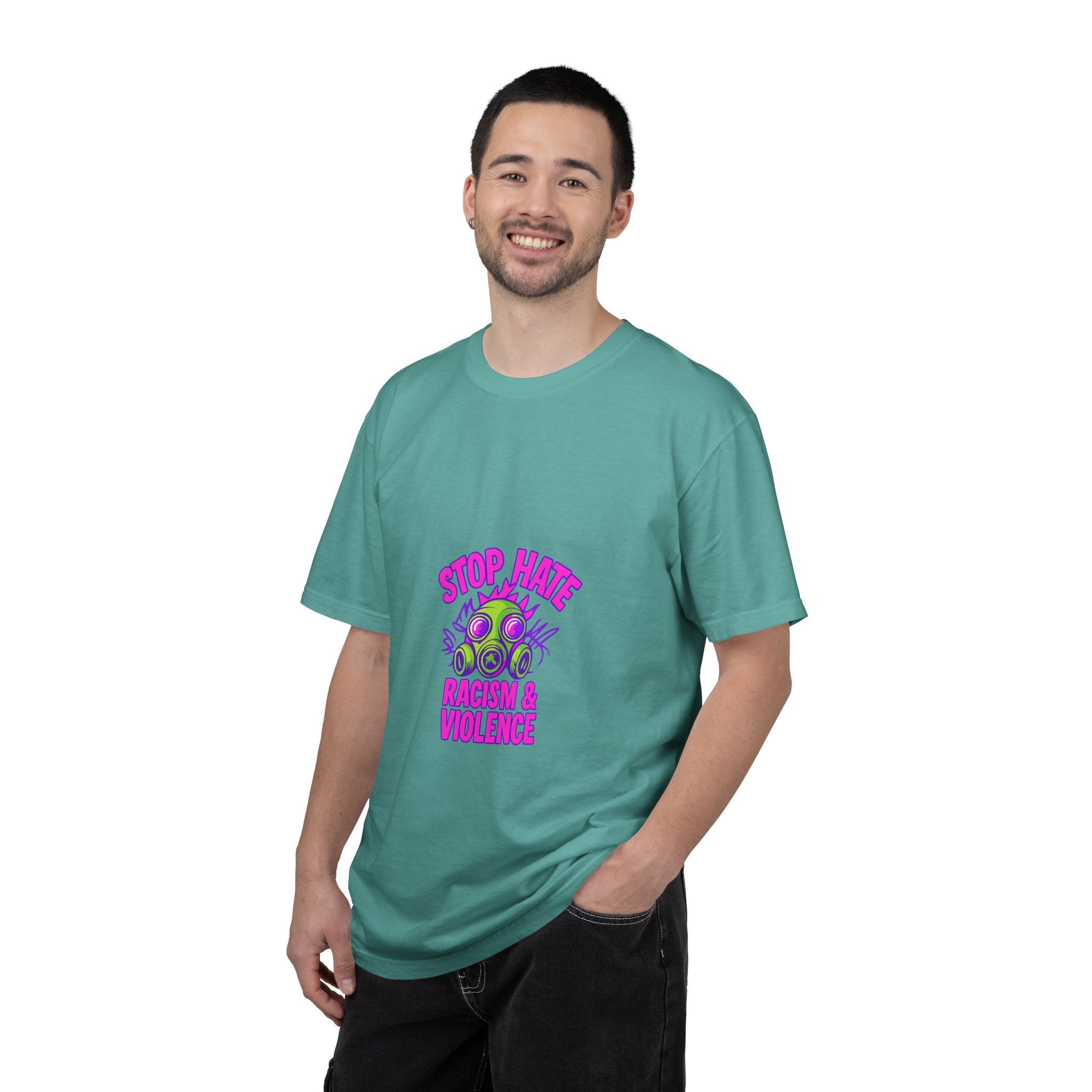 Stop Hate Racing & Violence T-Shirt — Anti-Hate Graphic Tee