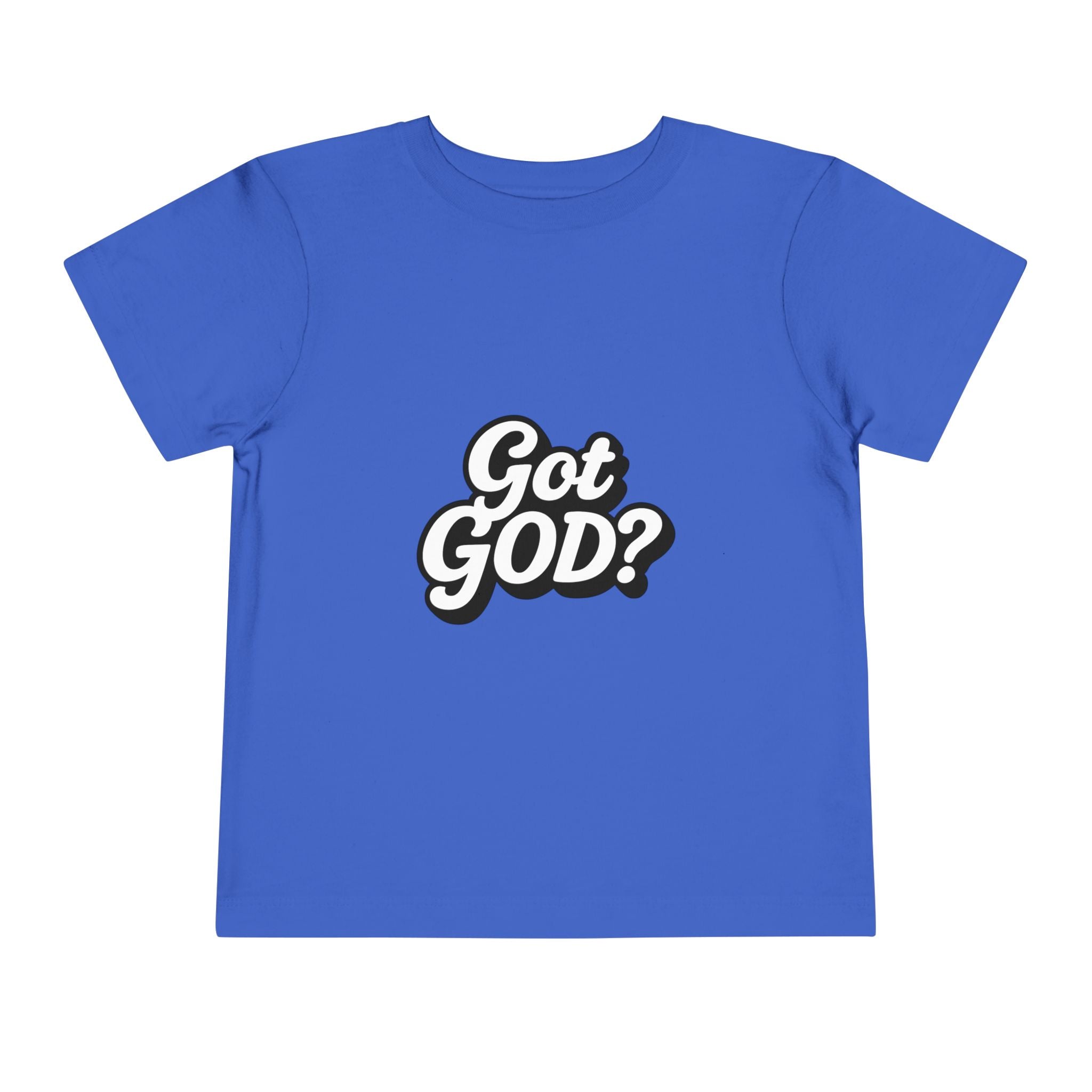 Toddler Tee — "Got GOD?" Christian Graphic Shirt for Kids