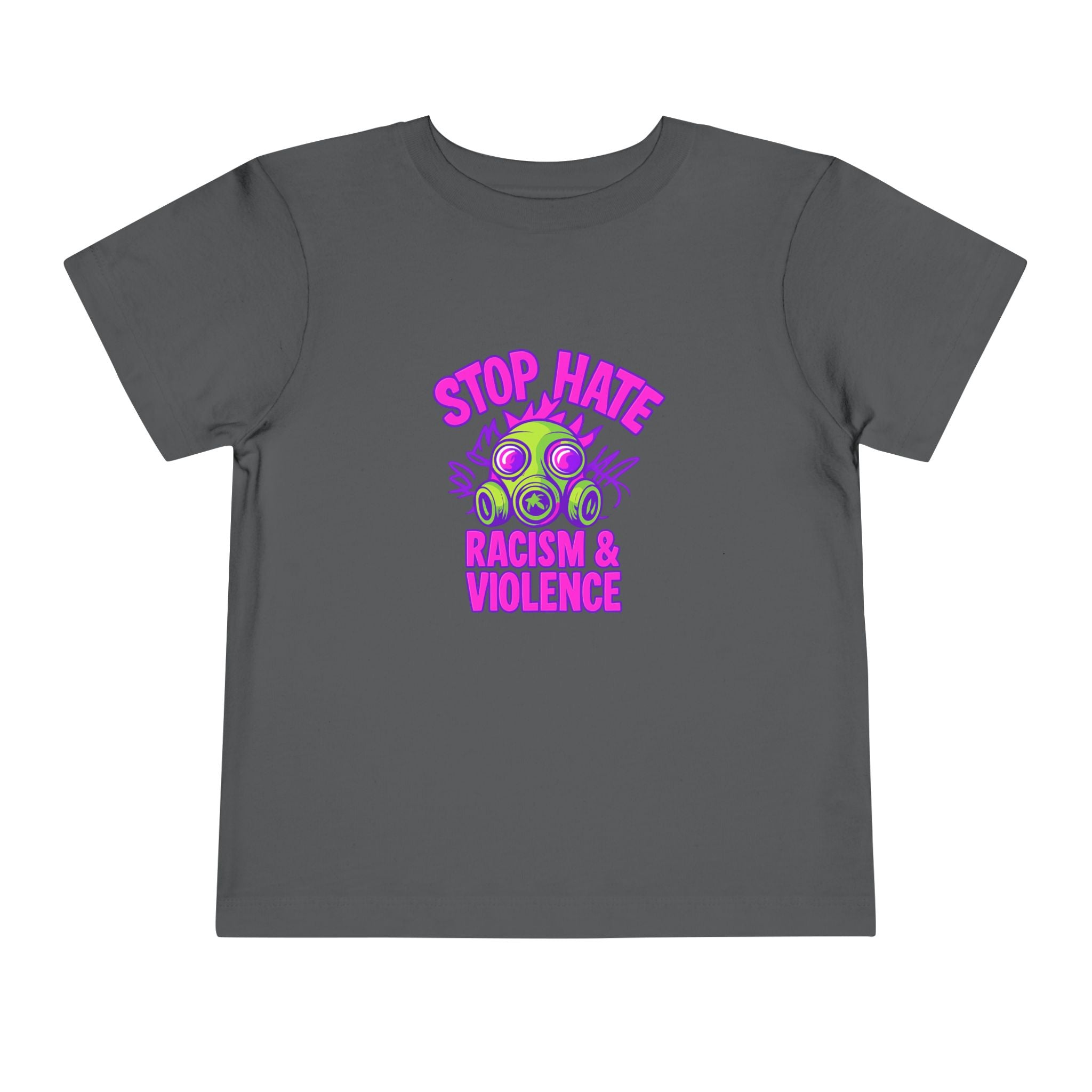 Stop Hate Toddler Tee – "Stop Hate Racism & Violence" Graphic