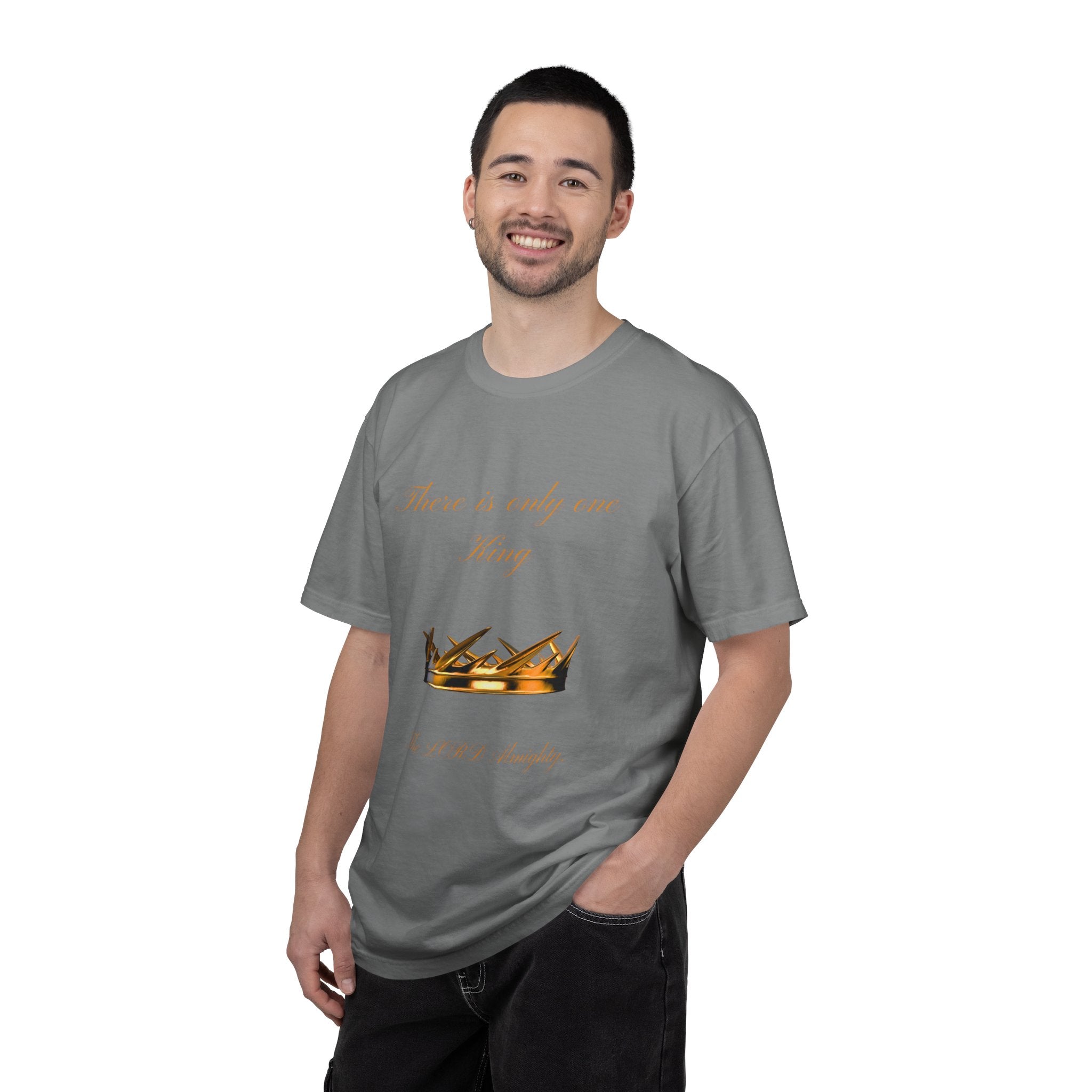 King Crown Graphic T-Shirt — "There is only one King" Casual Streetwear