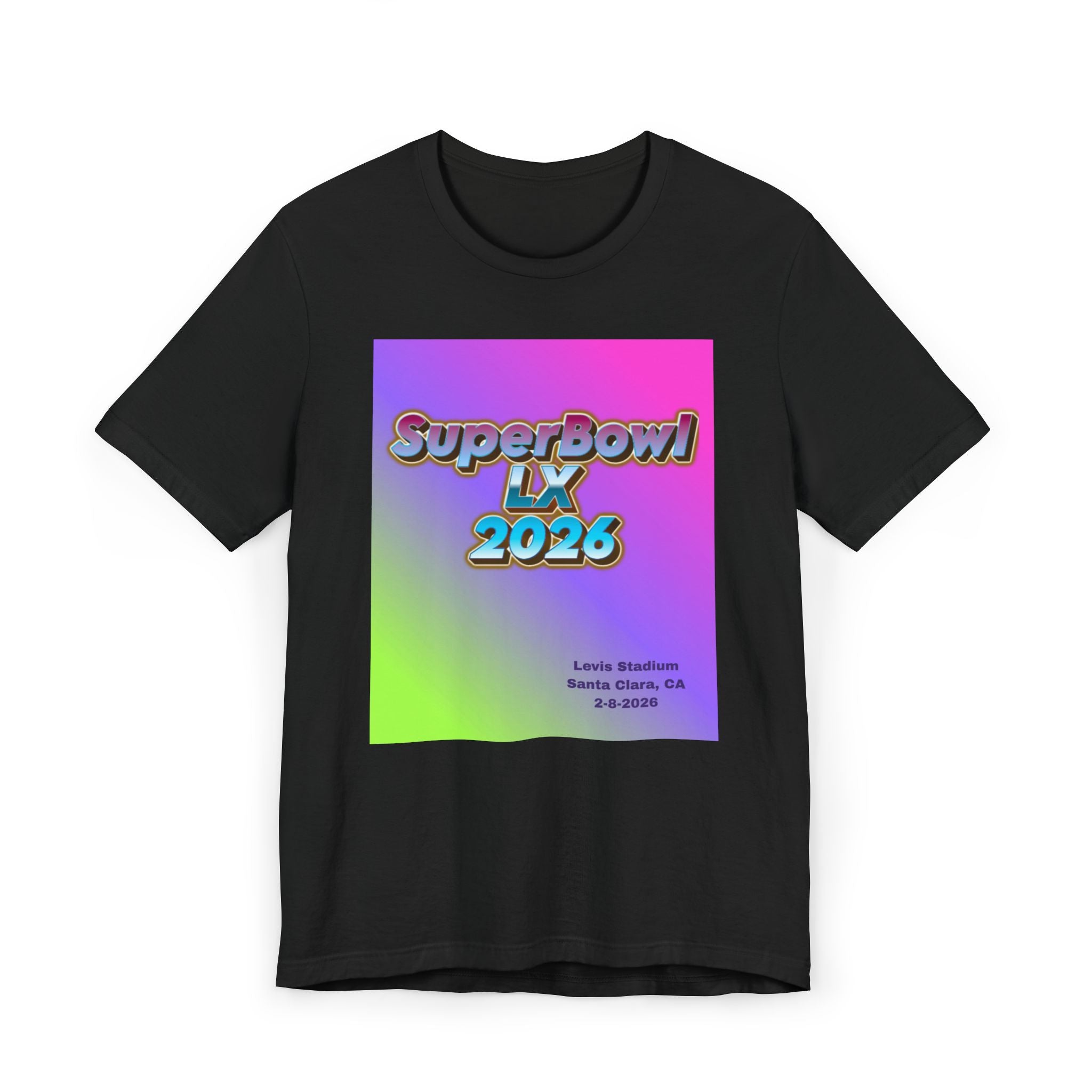 SuperBowl LX 2026 T-Shirt — Retro Gradient Game Day Tee