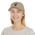 Prayer Hands Baseball Cap — Minimal Black Hands Embroidered Low Profile Hat
