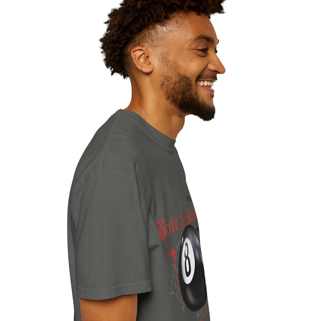 Anti-Racism 8-Ball T-Shirt — Stop Hate & Racism Graphic Tee