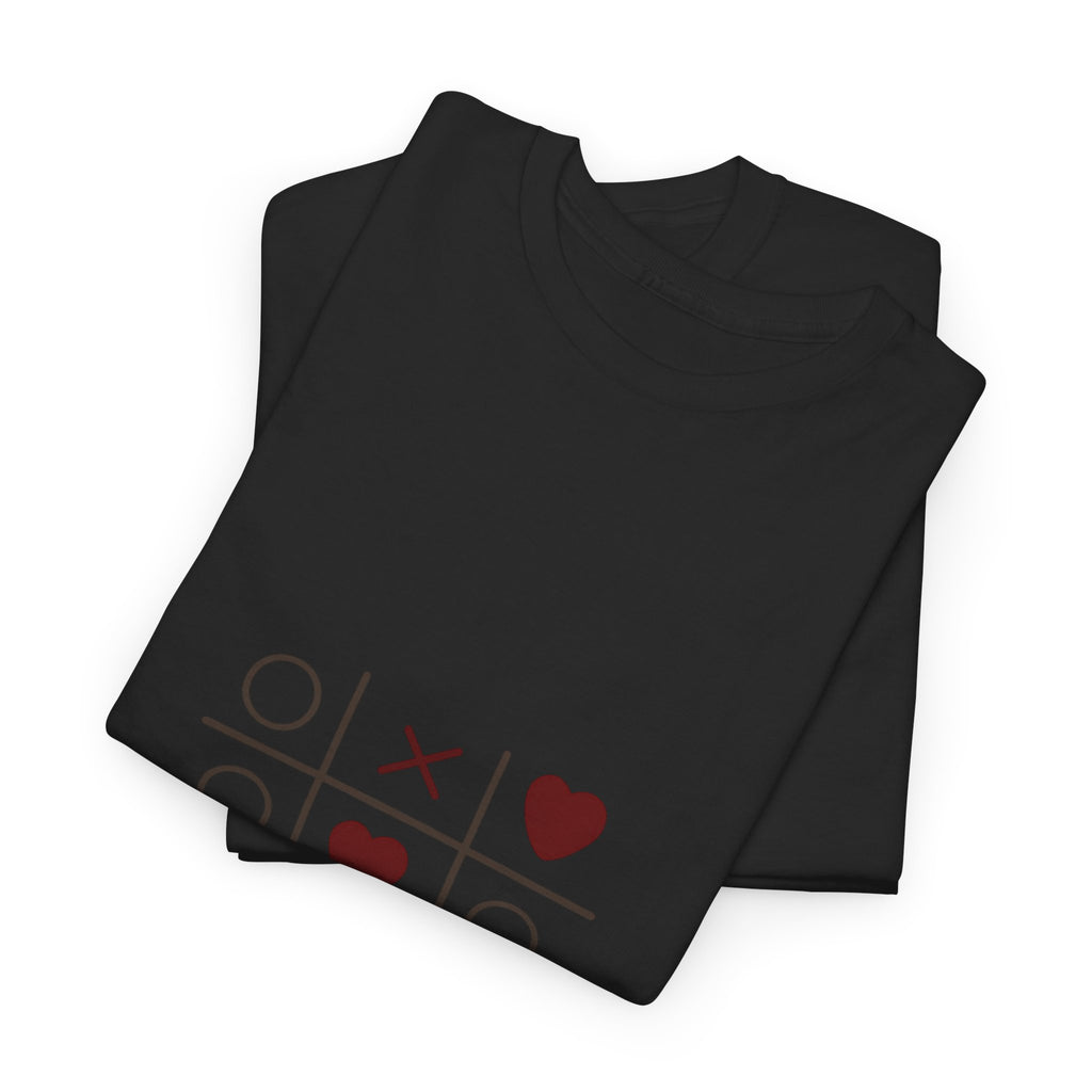 Tic Tac Toe Hearts T-Shirt — Cute Valentine’s Day Graphic Tee
