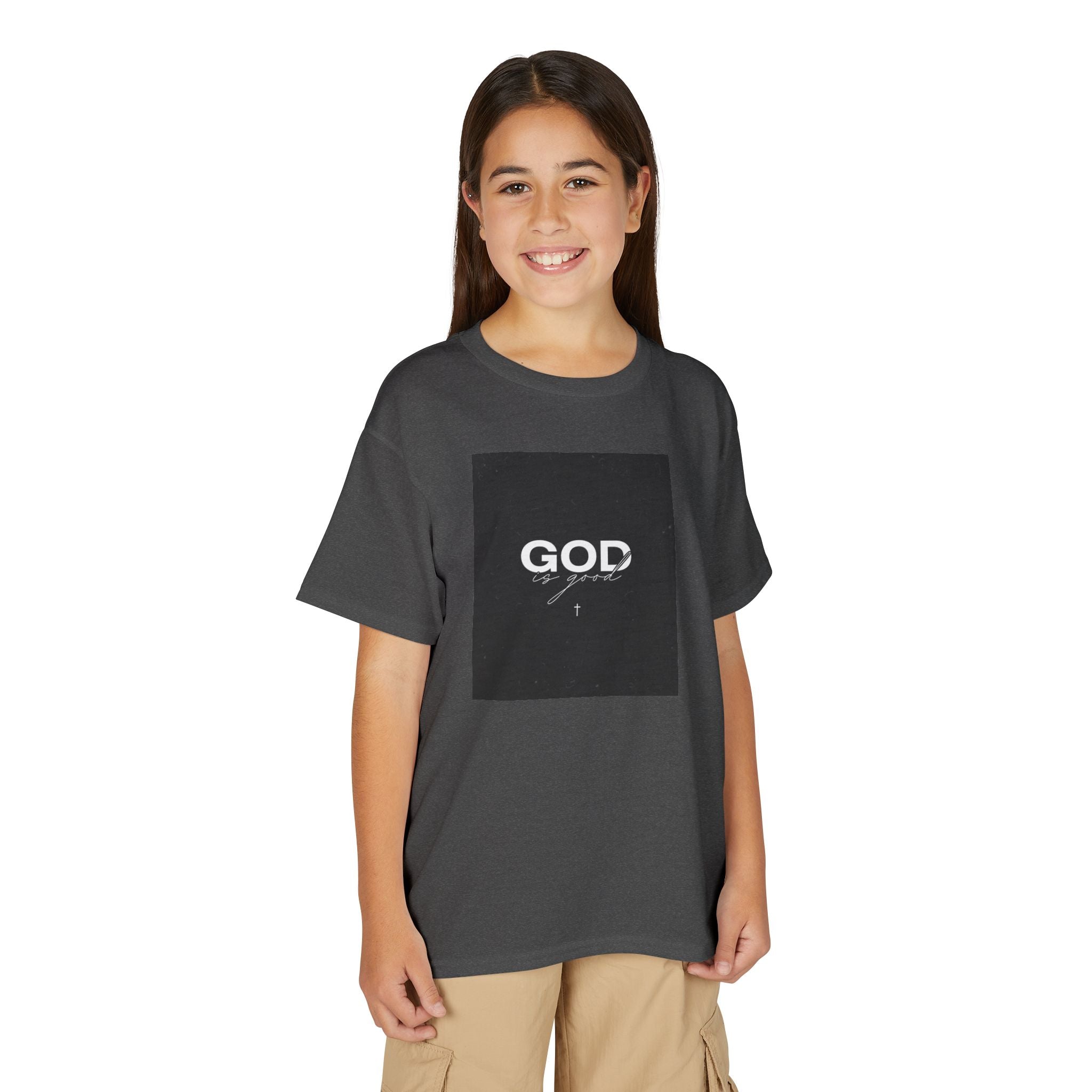 Youth T-Shirt — "GOD" Script Logo Graphic Tee
