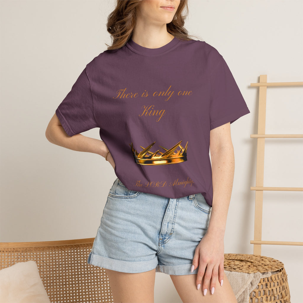 King Crown Graphic T-Shirt — "There is only one King" Casual Streetwear