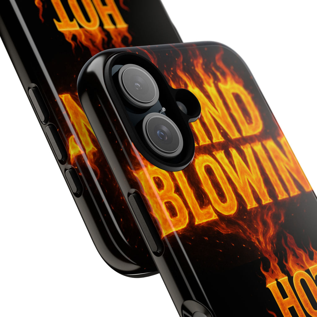 Blowin' Hot Head Phone Case – Fiery Graphic Protective Cover