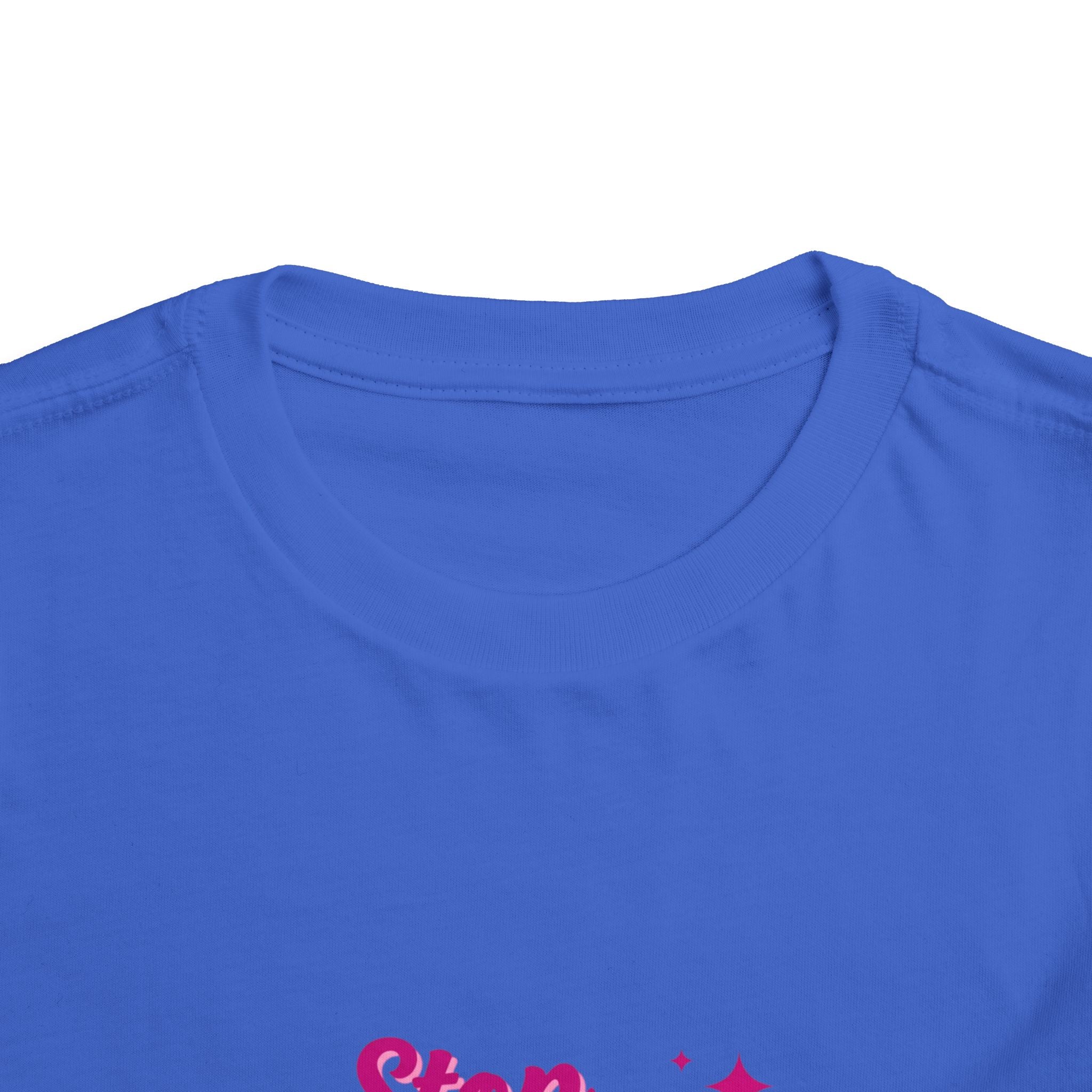 Toddler Tee "Stop Hate and Racism" — Pink Social Justice Kids Shirt