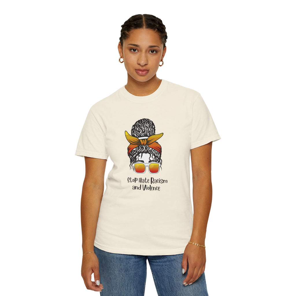 Stop Hate Racism and Violence T-Shirt — Empowering Anti-Racism Graphic Tee