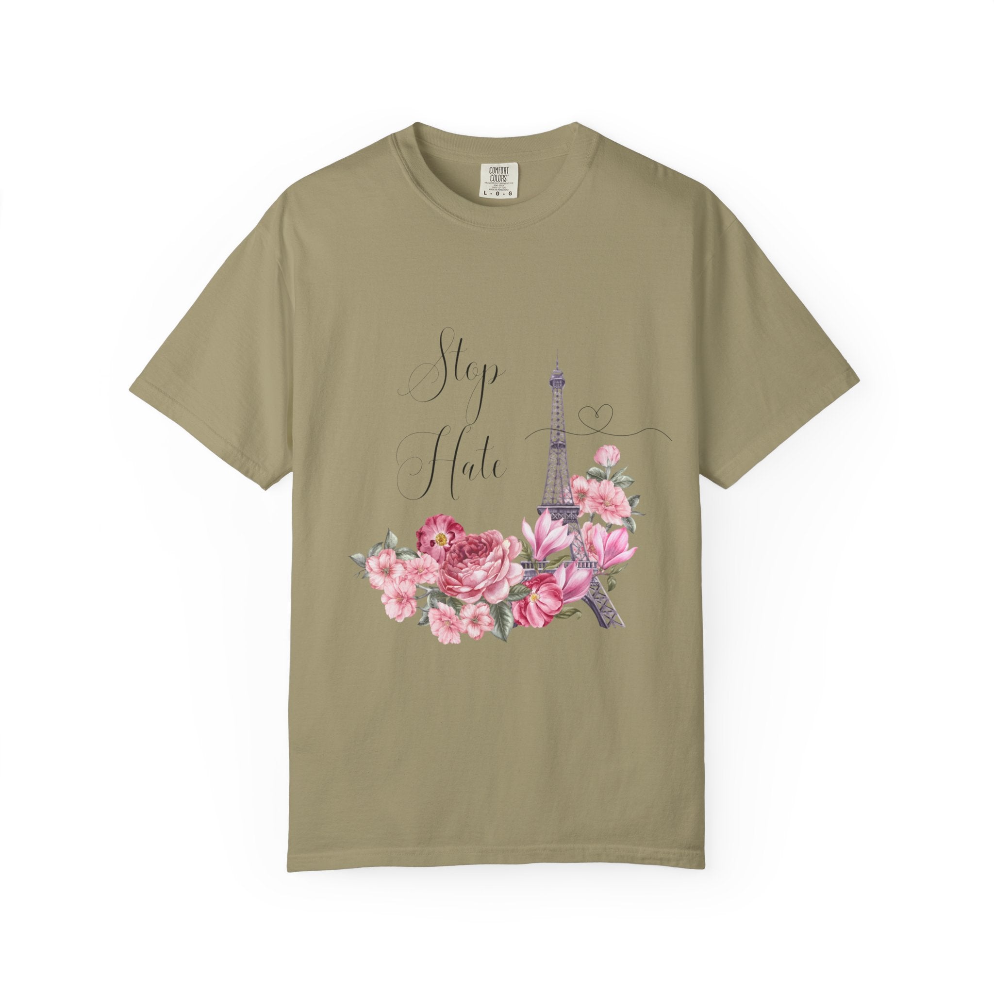 Paris Floral 'Stay Awhile' T-Shirt