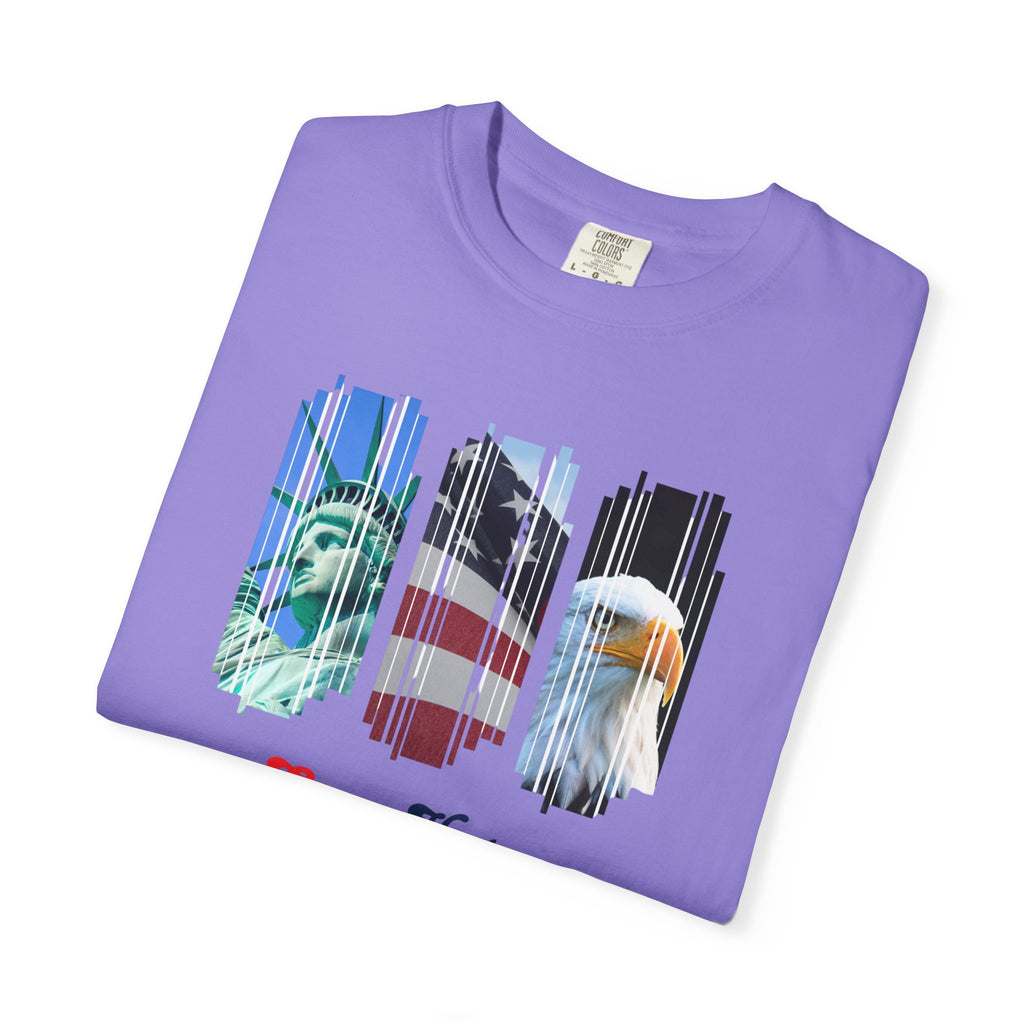 Patriotic 'Stop Hate Racism and Violence' T-Shirt