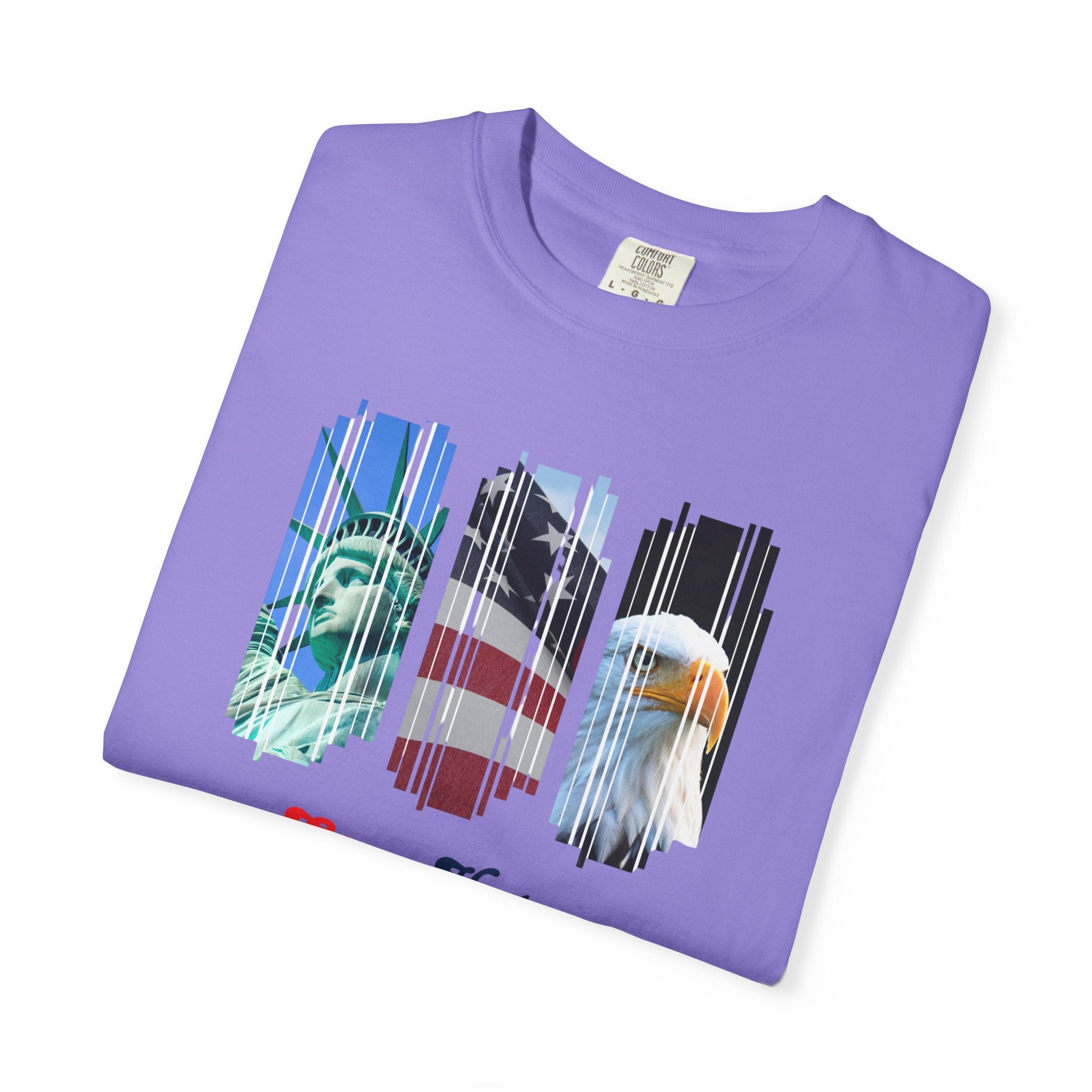 Patriotic 'Stop Hate Racism and Violence' T-Shirt