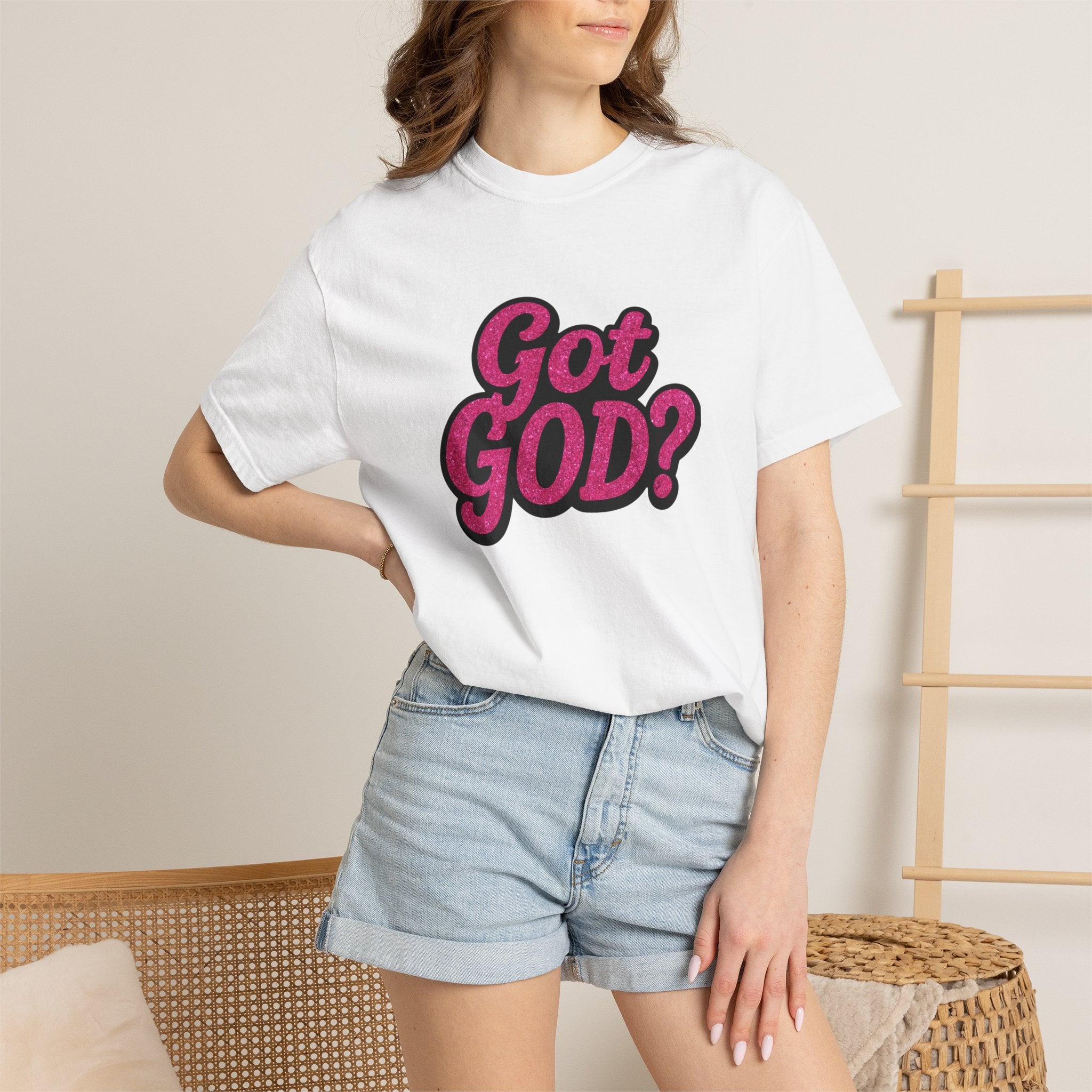 Got God? T-Shirt — Retro Bubble Letter Faith Tee