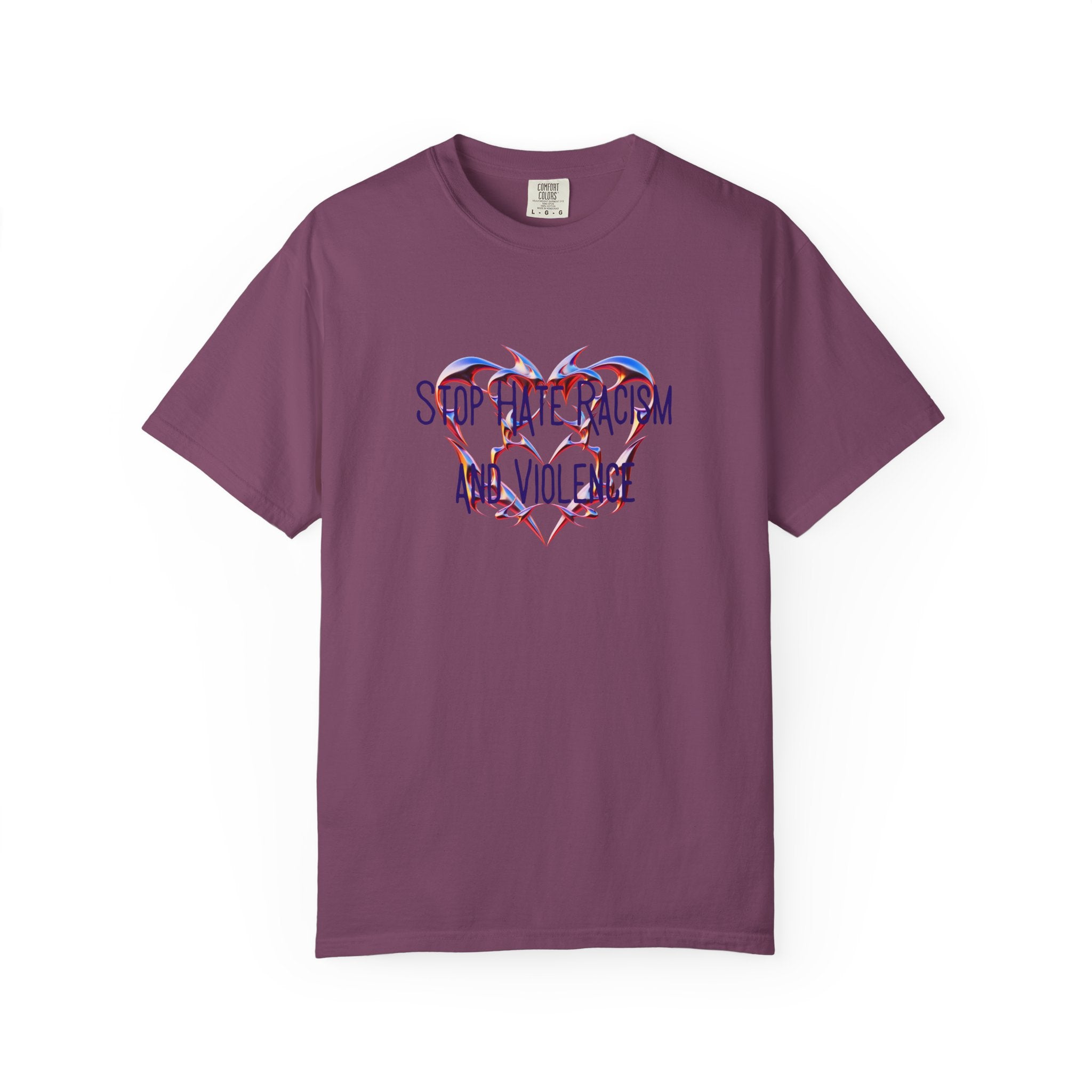 Stop the Racism and Violence Heart T-Shirt
