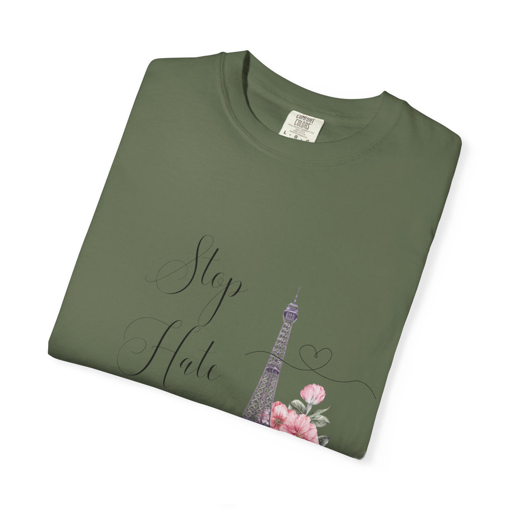Paris Floral 'Stay Awhile' T-Shirt