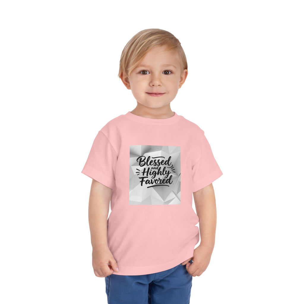 Blessed and Highly Favored Toddler Tee