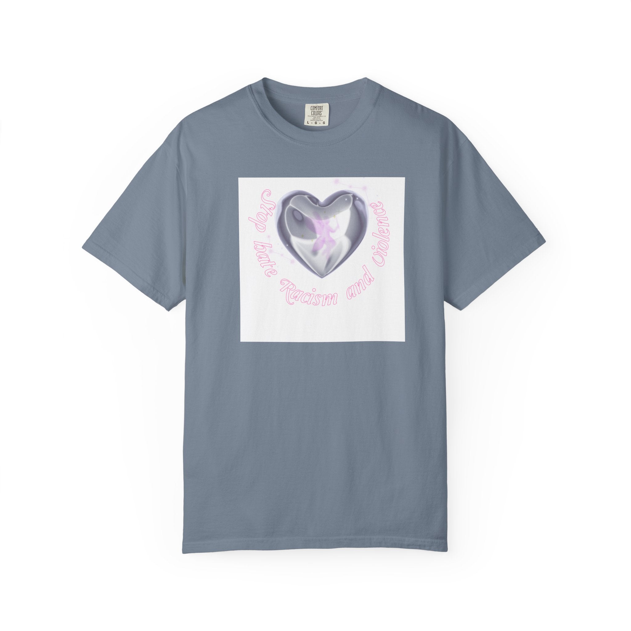 Heart Butterfly Tee — "Love, Hope, Passion and Patience" Graphic T-Shirt