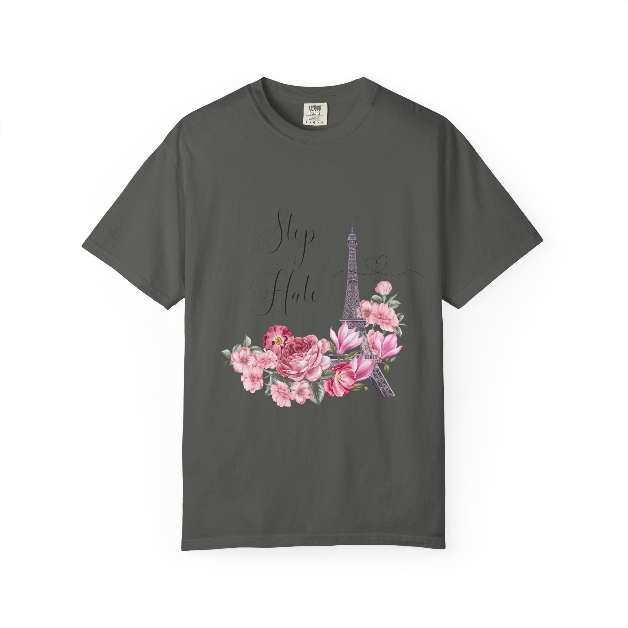 Paris Floral 'Stay Awhile' T-Shirt
