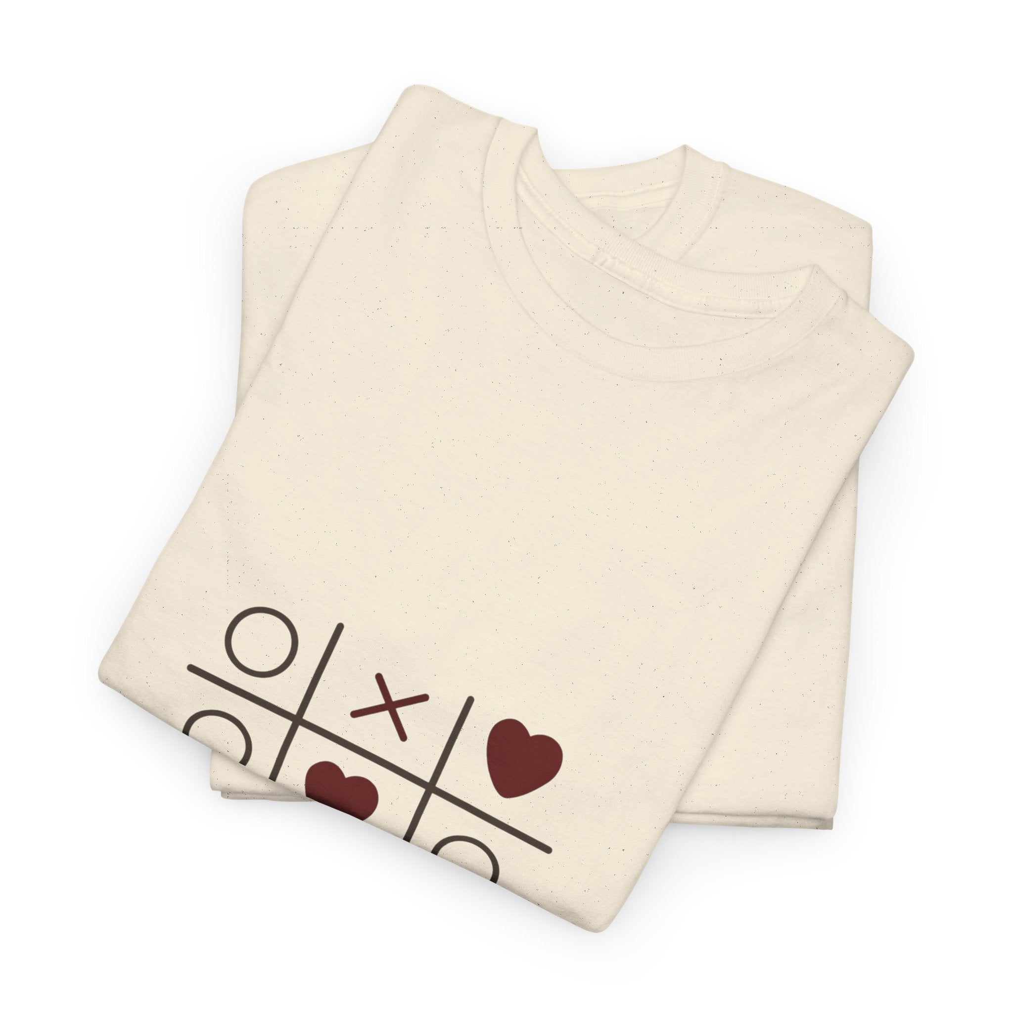 Tic Tac Toe Hearts T-Shirt — Cute Valentine’s Day Graphic Tee