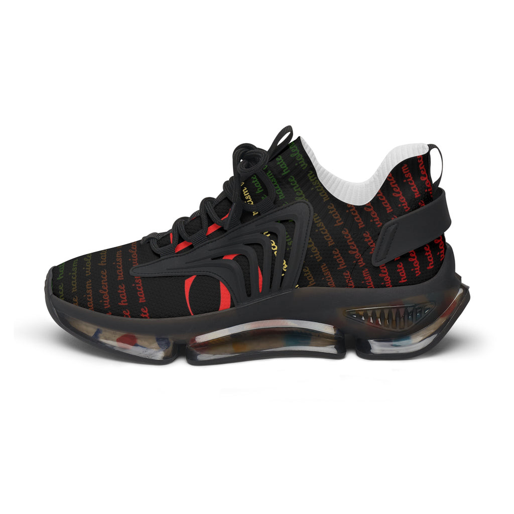 Women's Mesh Sneakers — Lightweight Breathable Athletic Shoe with Graphic Knit Design