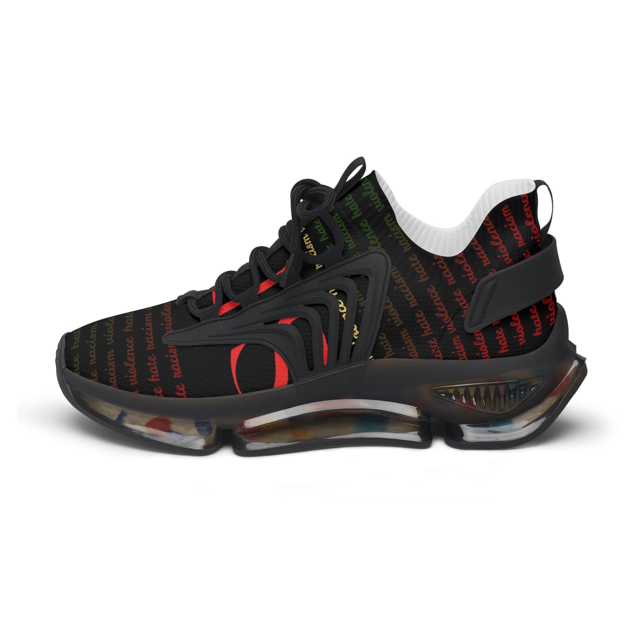 Women's Mesh Sneakers — Lightweight Breathable Athletic Shoe with Graphic Knit Design