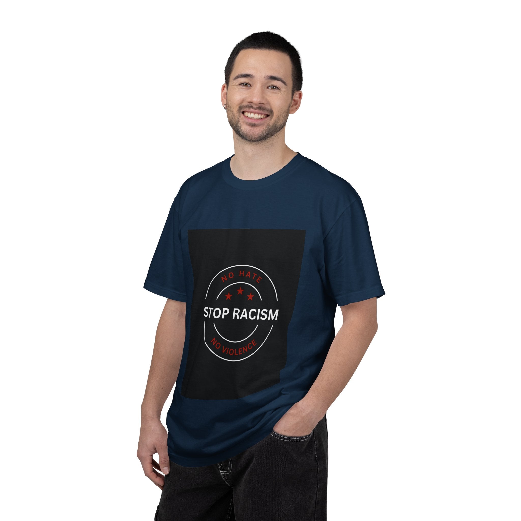 Stop Racism T-Shirt — 'No Hate No Violence' Social Justice Tee