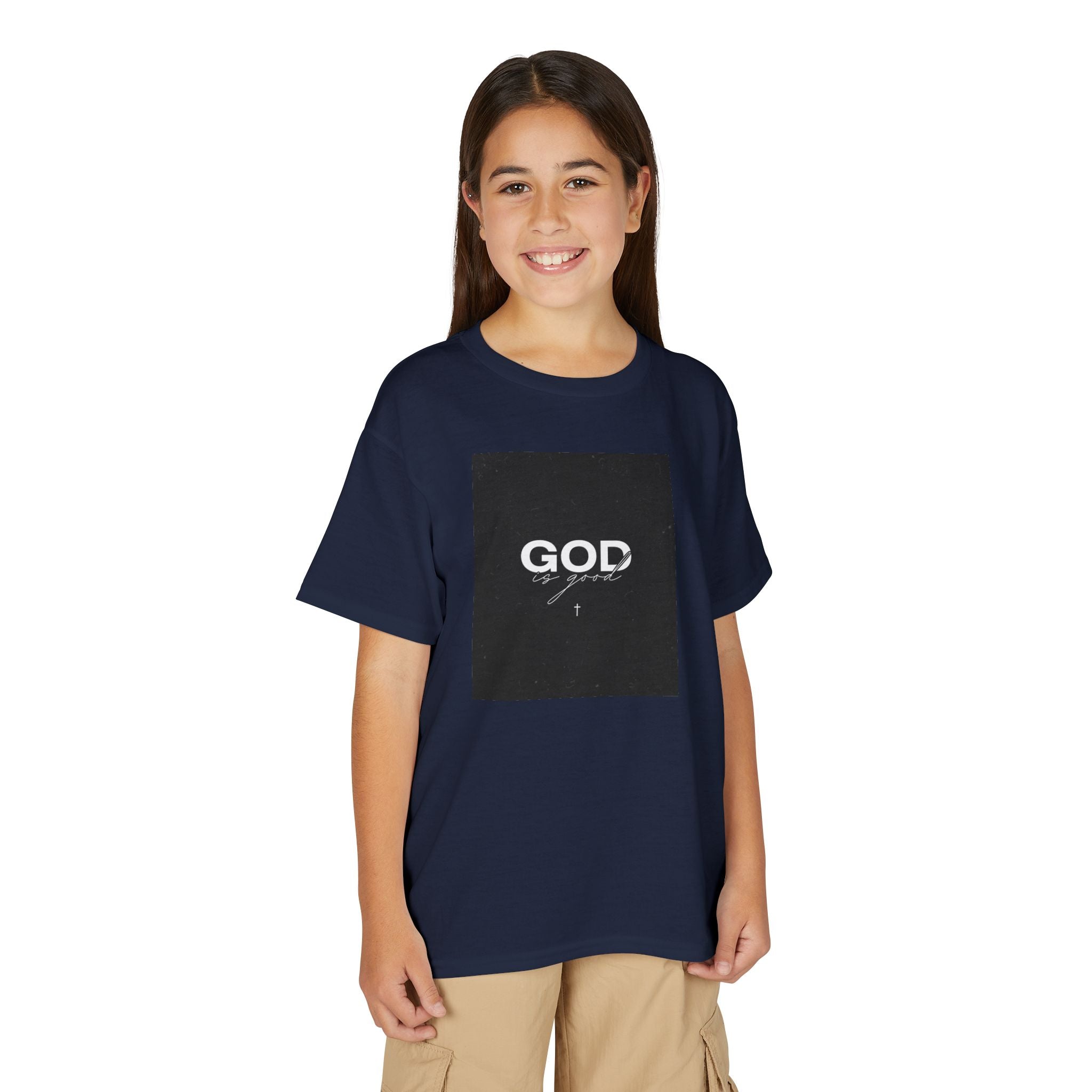 Youth T-Shirt — "GOD" Script Logo Graphic Tee