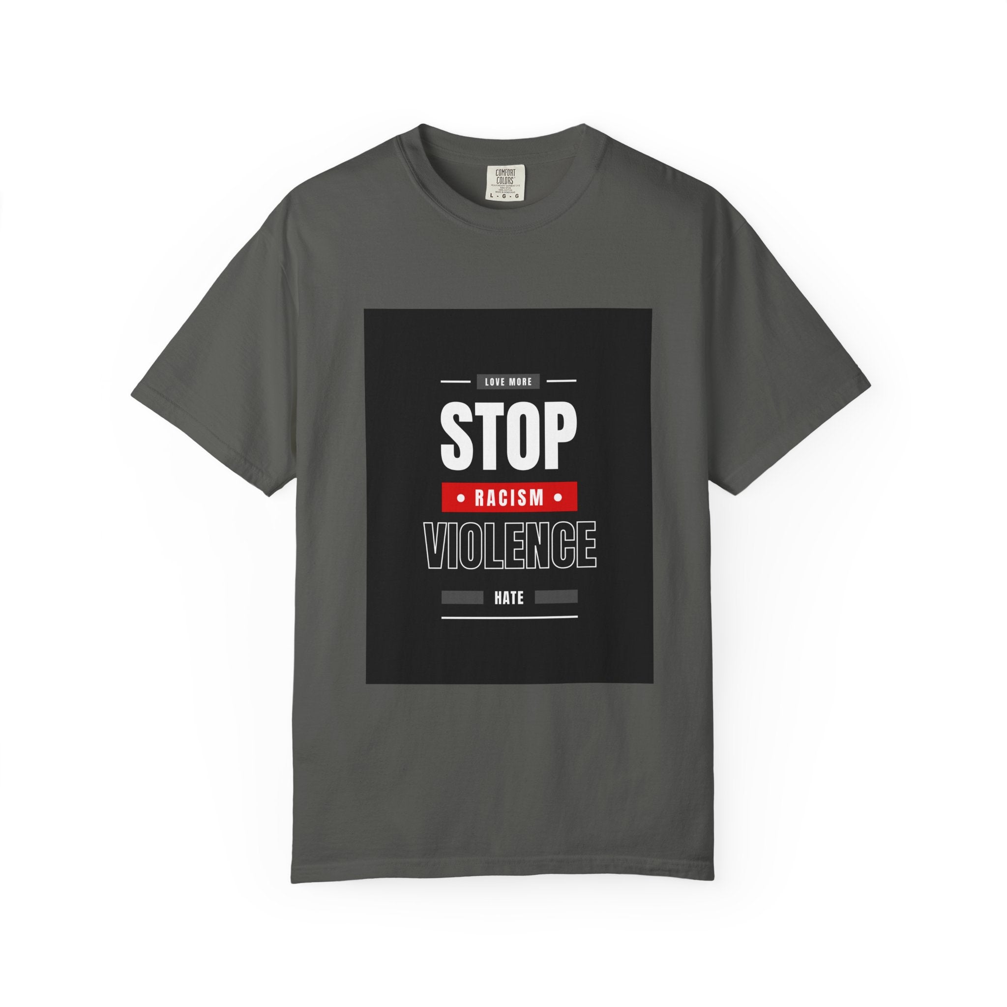 Stop Racism Stop Violence T-Shirt — Anti-Racism Protest Tee