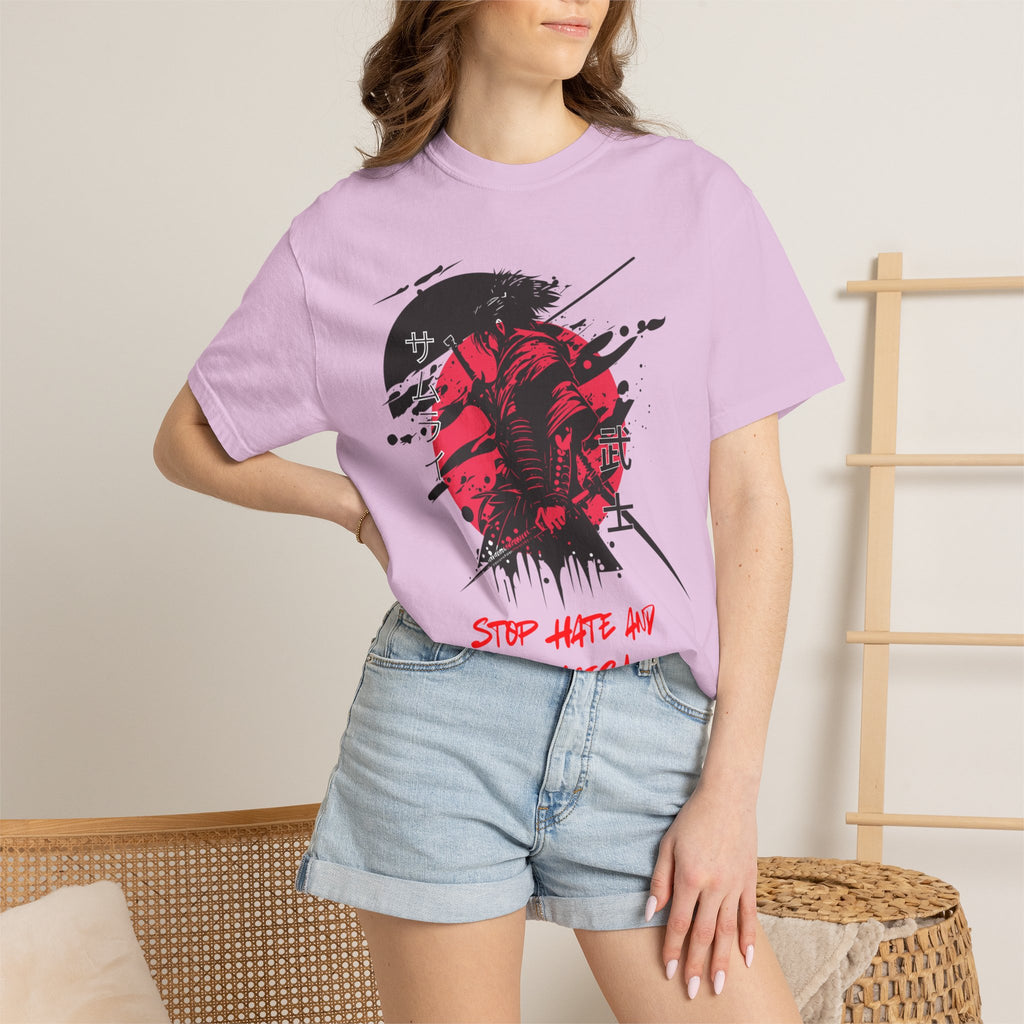 Stop Hate and Racism Graphic T-Shirt