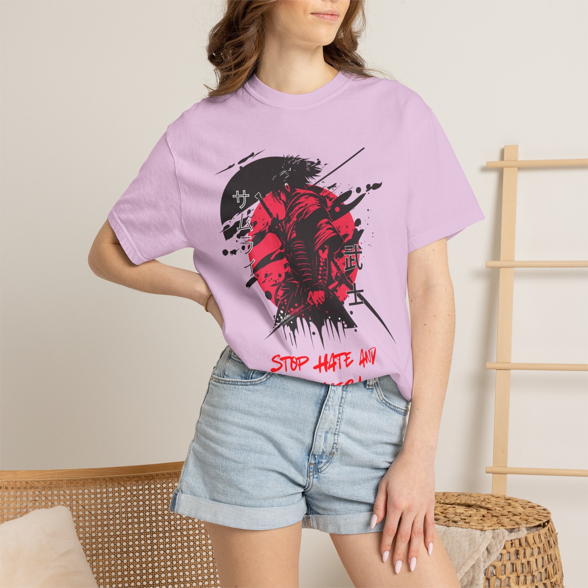 Stop Hate and Racism Graphic T-Shirt