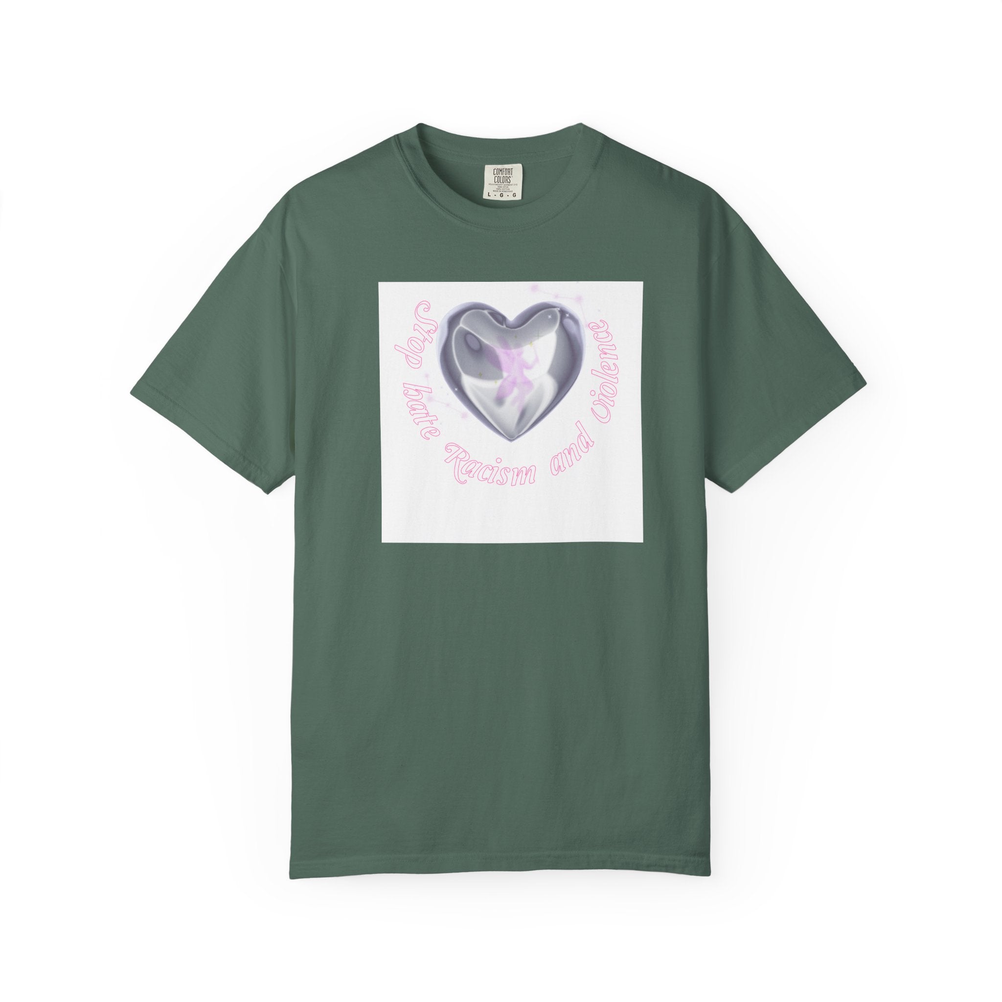 Heart Butterfly Tee — "Love, Hope, Passion and Patience" Graphic T-Shirt
