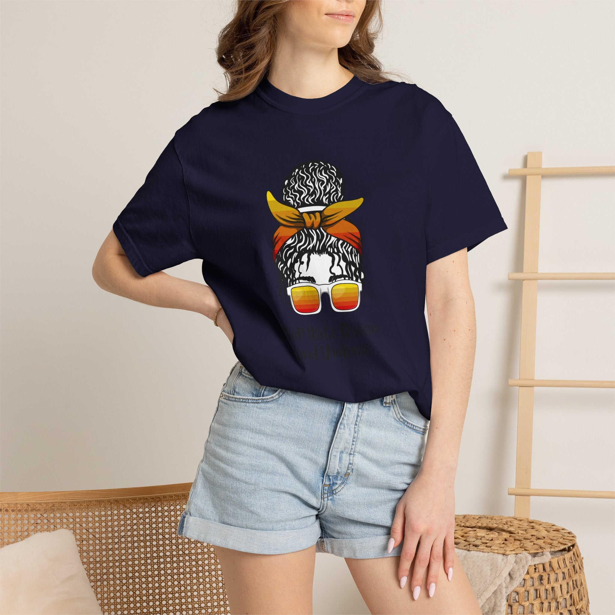 Stop Hate Racism and Violence T-Shirt — Empowering Anti-Racism Graphic Tee