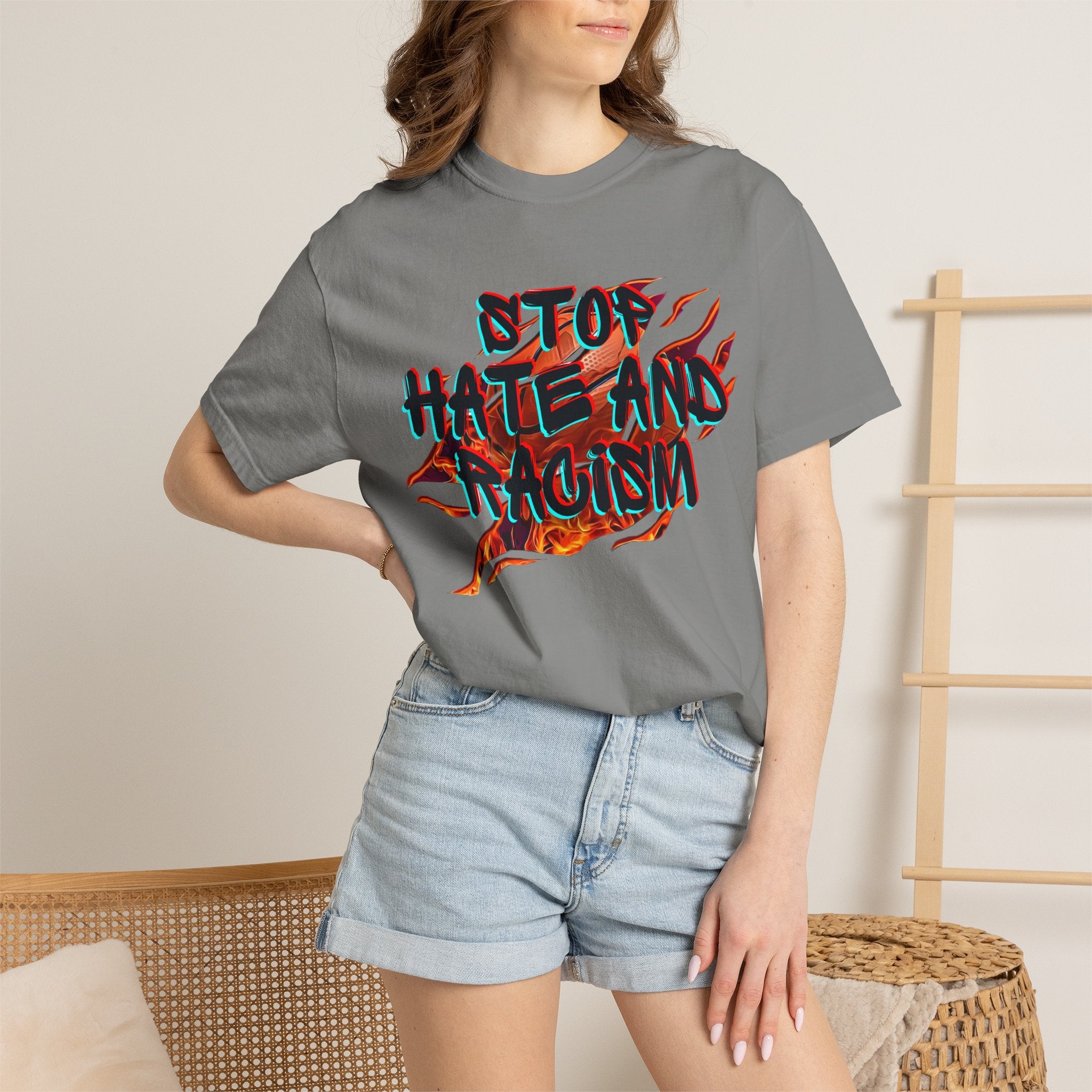 Stop Hate and Racism T-Shirt