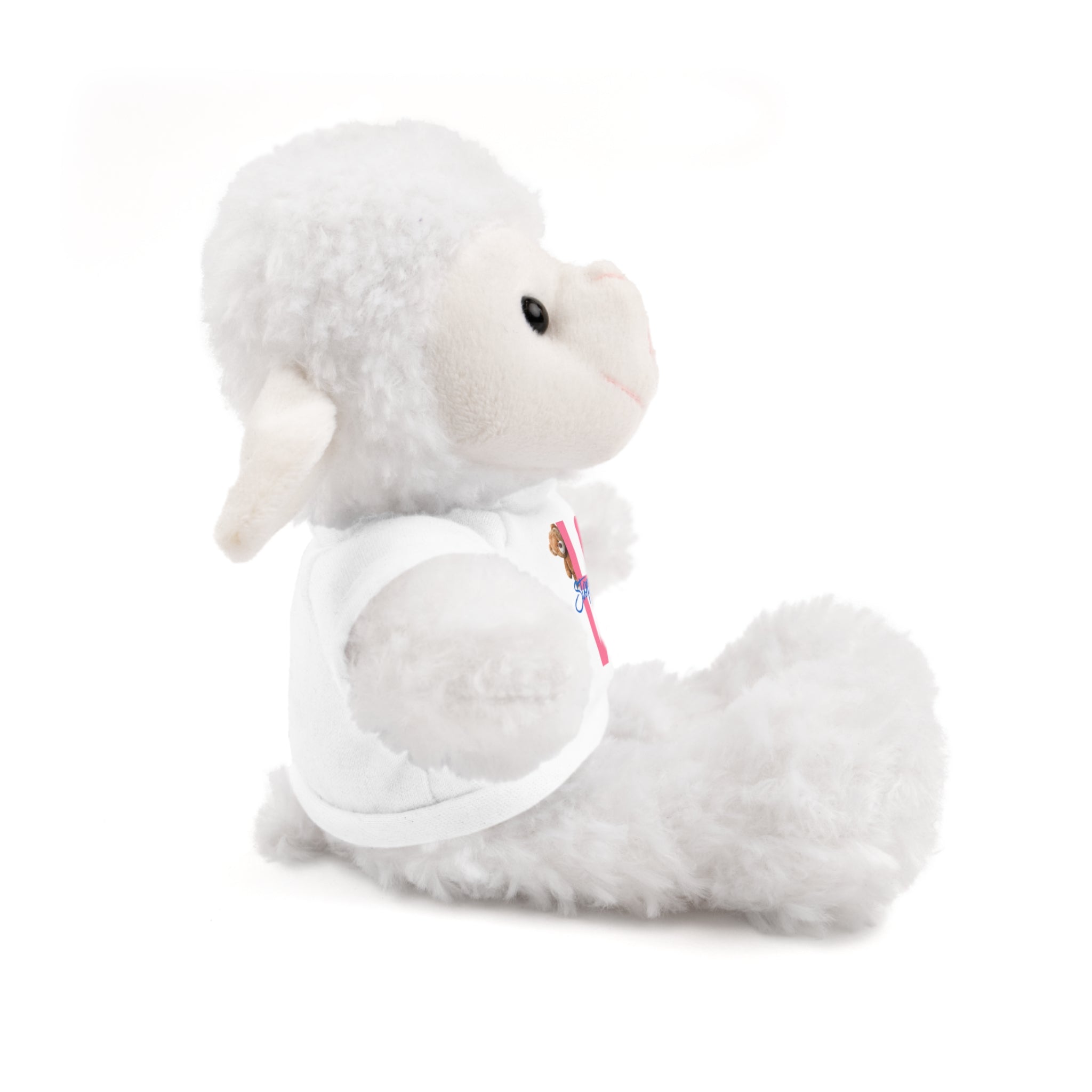 Love Teddy Bear with 'Love' Tee – Cute Plush Gift for Valentine’s Day